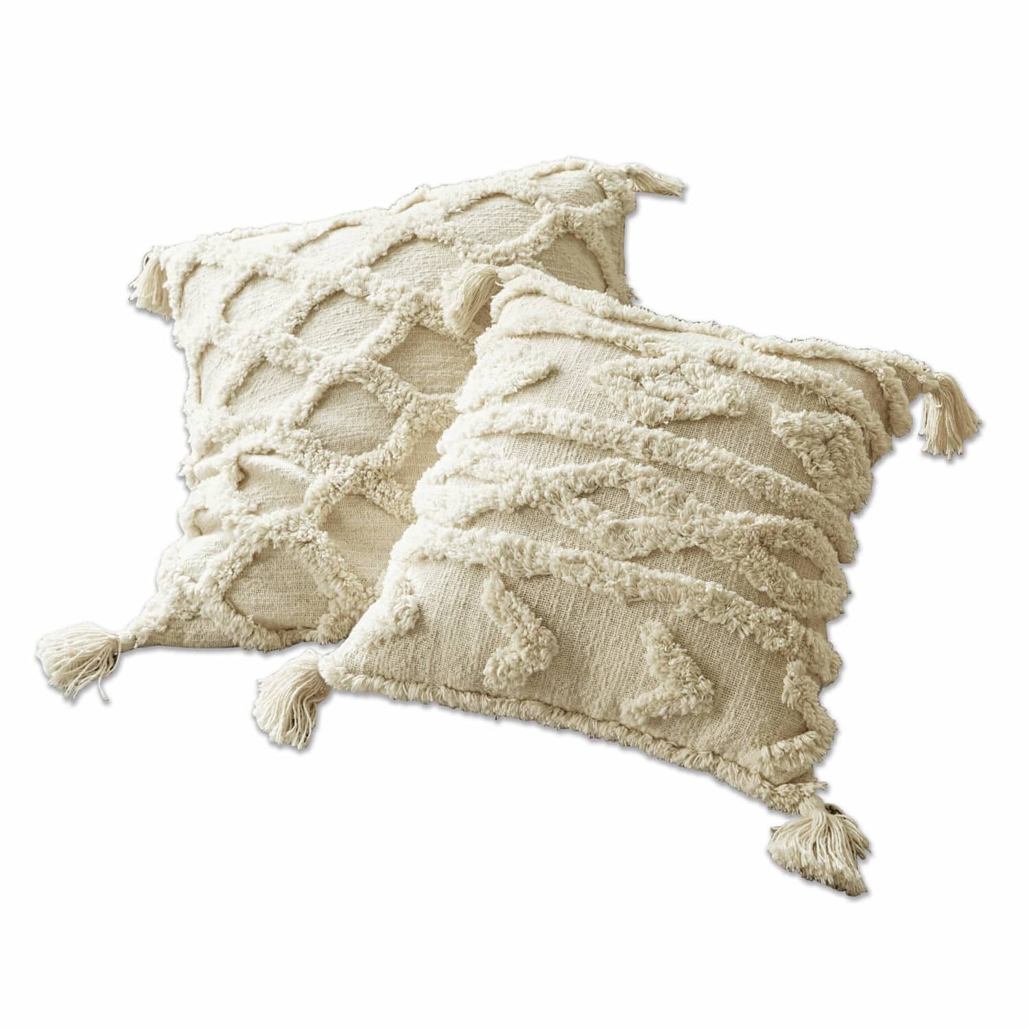 Lot de 2 housses de coussins Linares