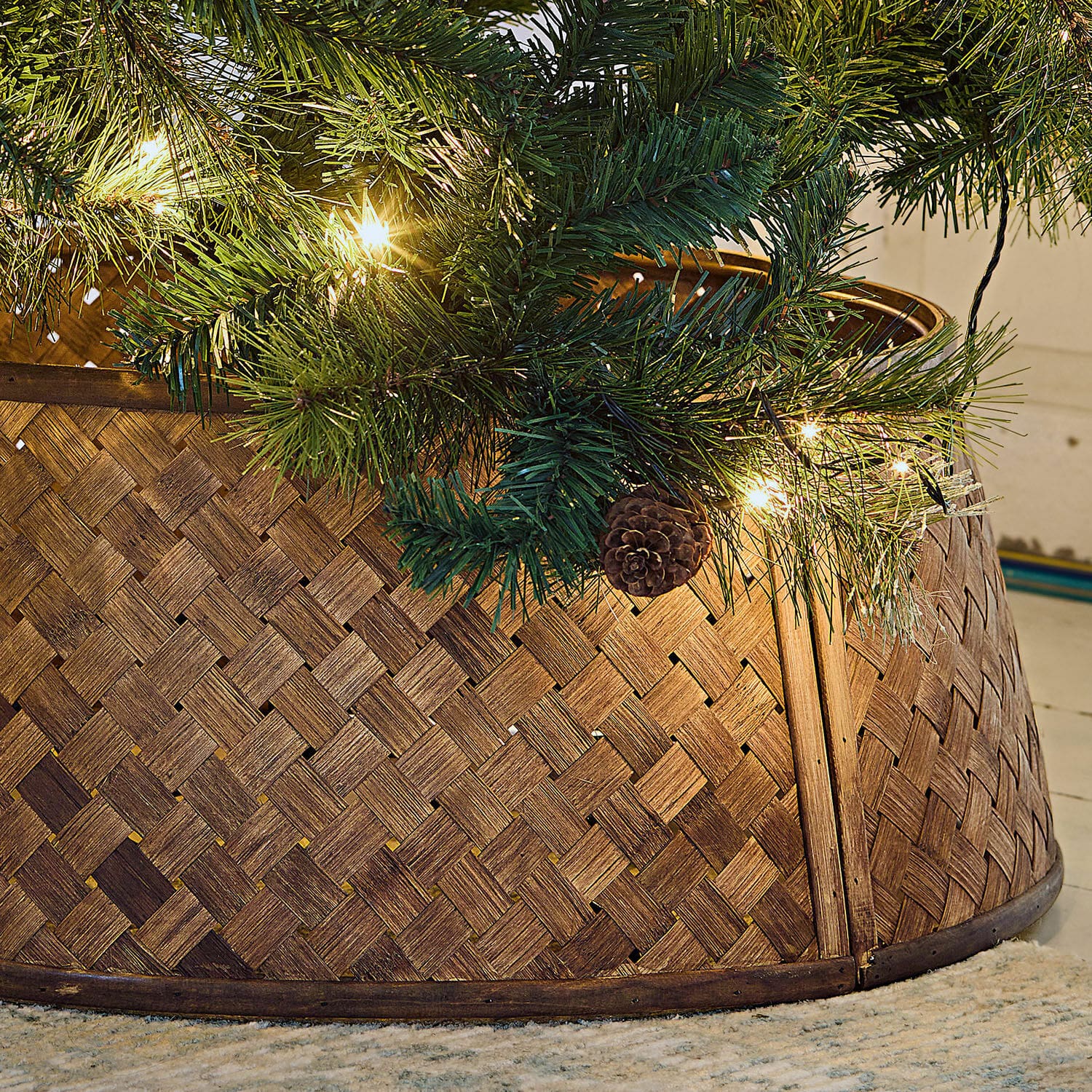 Cache-pied pour sapin de Noël Eden