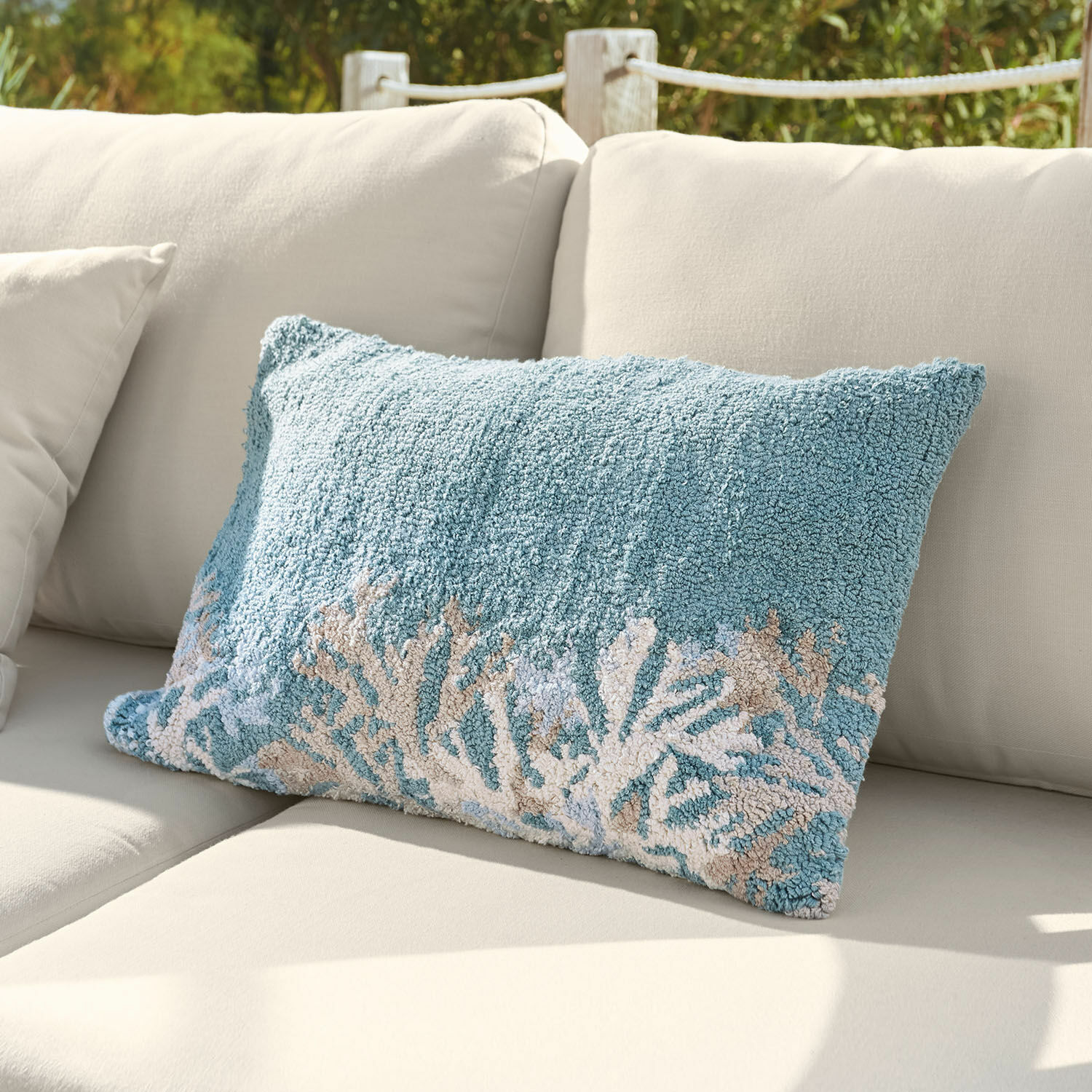 Housse de coussin d'intérieur et d'extérieur Dorlancourt