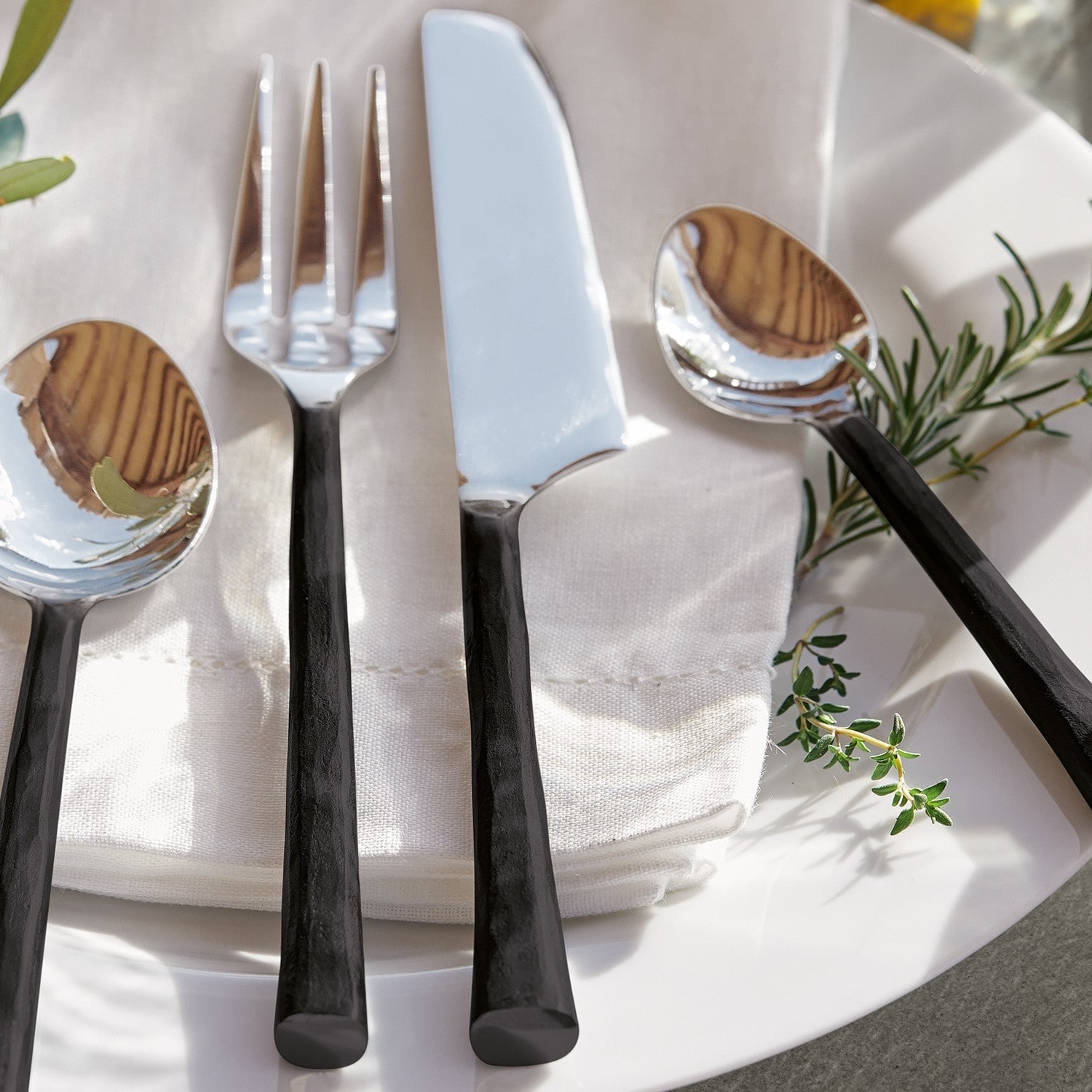 Lot de 4 couverts Lyssia