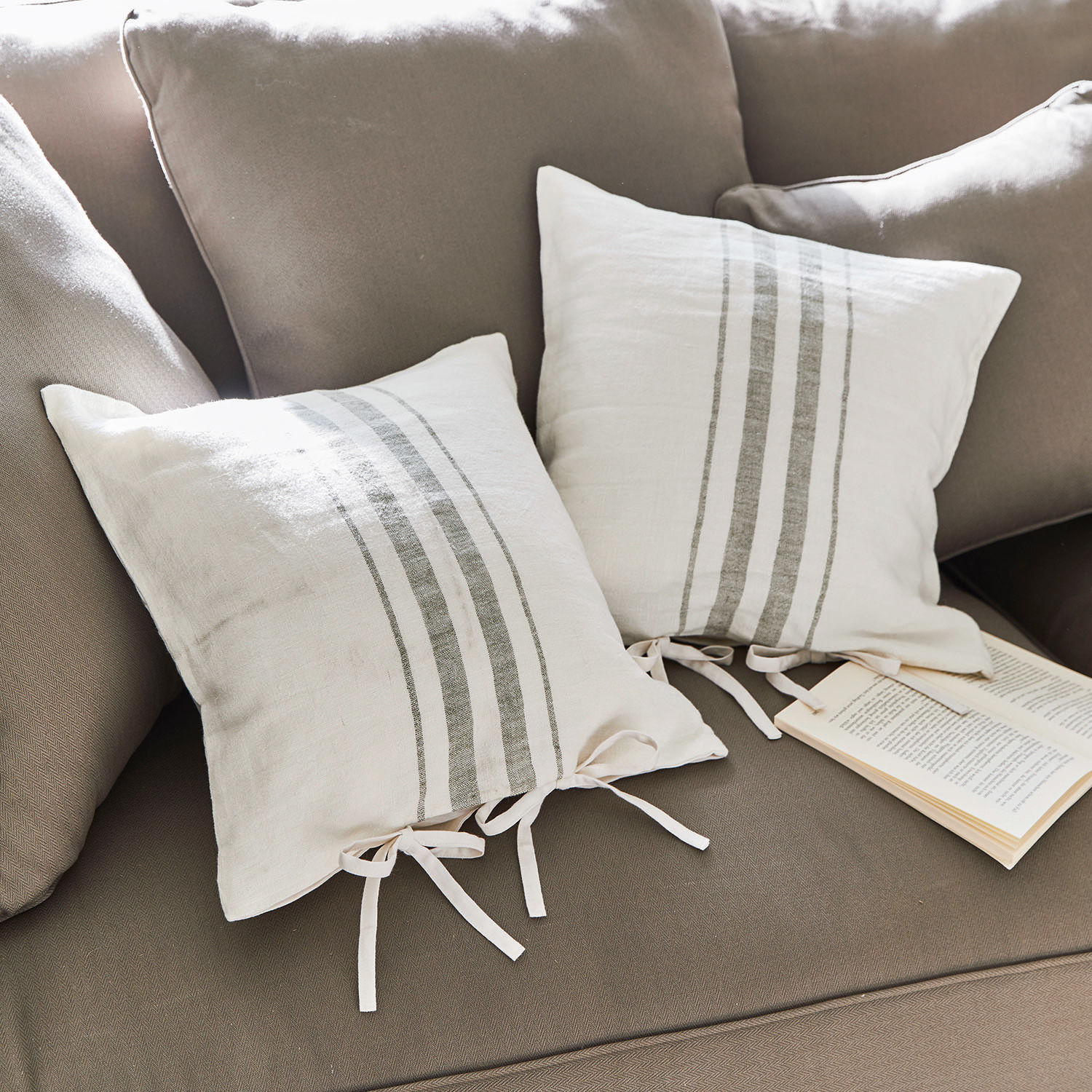Lot de 2 housses de coussins Murmannie