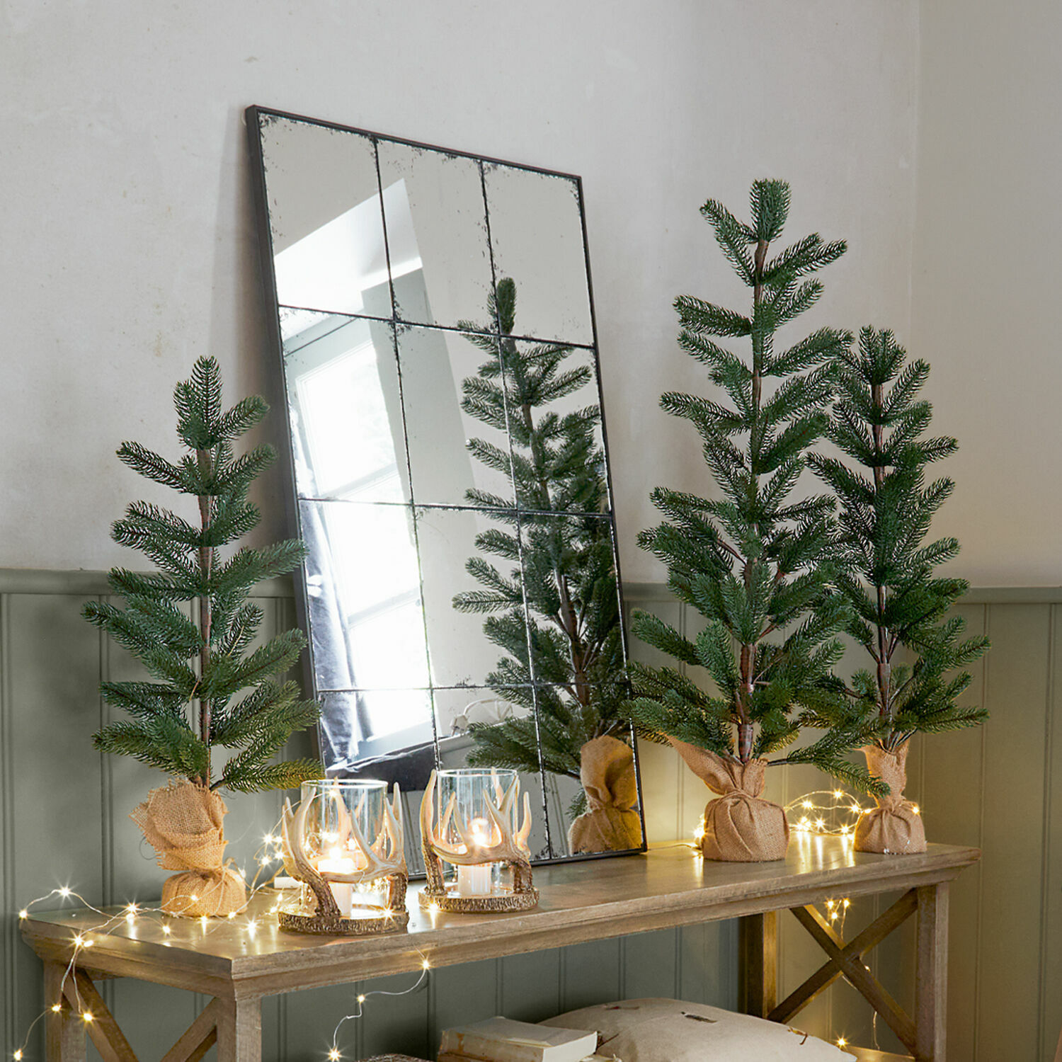 Lot de 3 arbres décoratifs Merpins