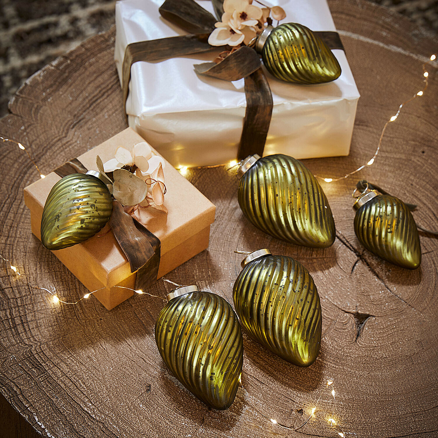 Kerstversiering set van 6 Salema