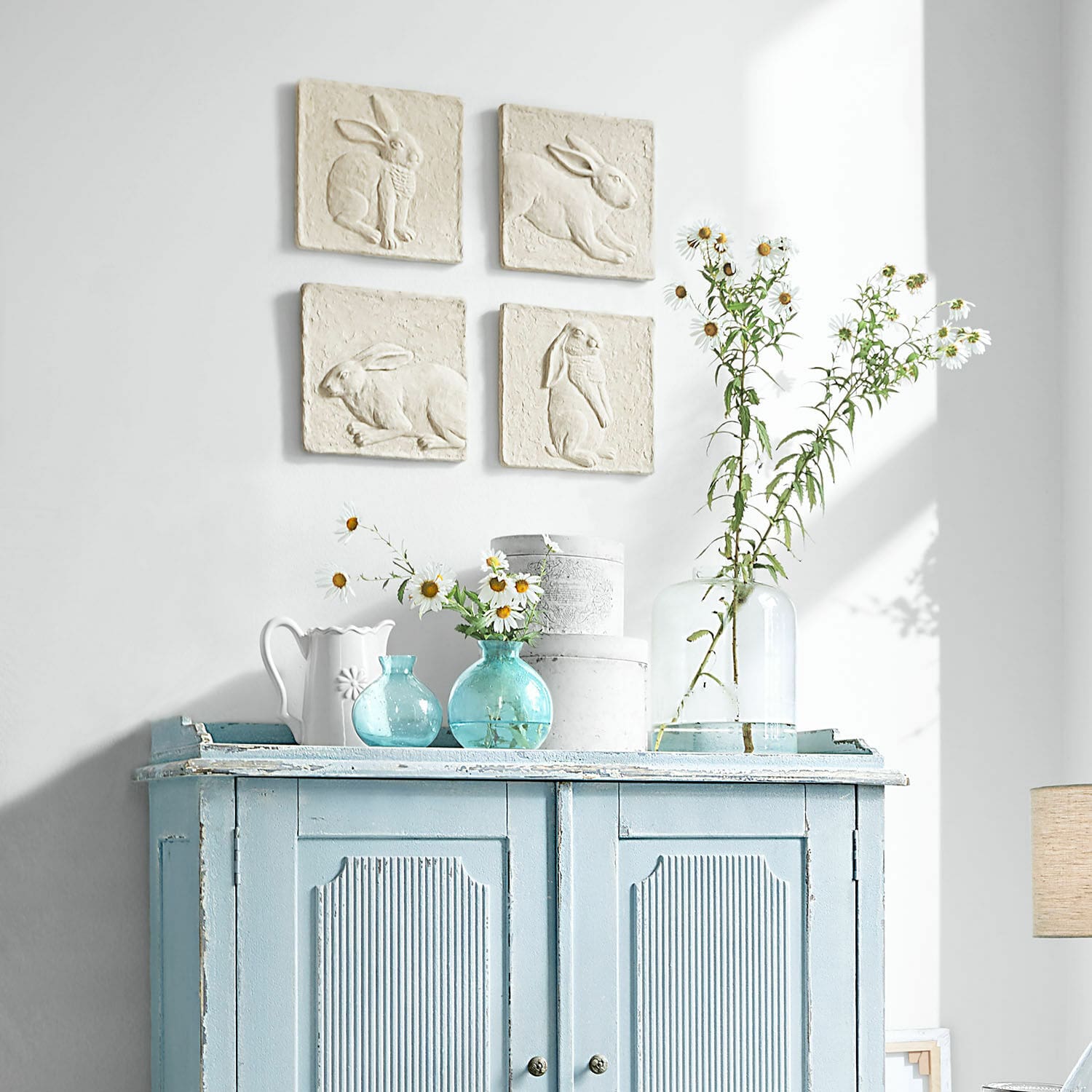 Lot de 4 tableaux Cervique