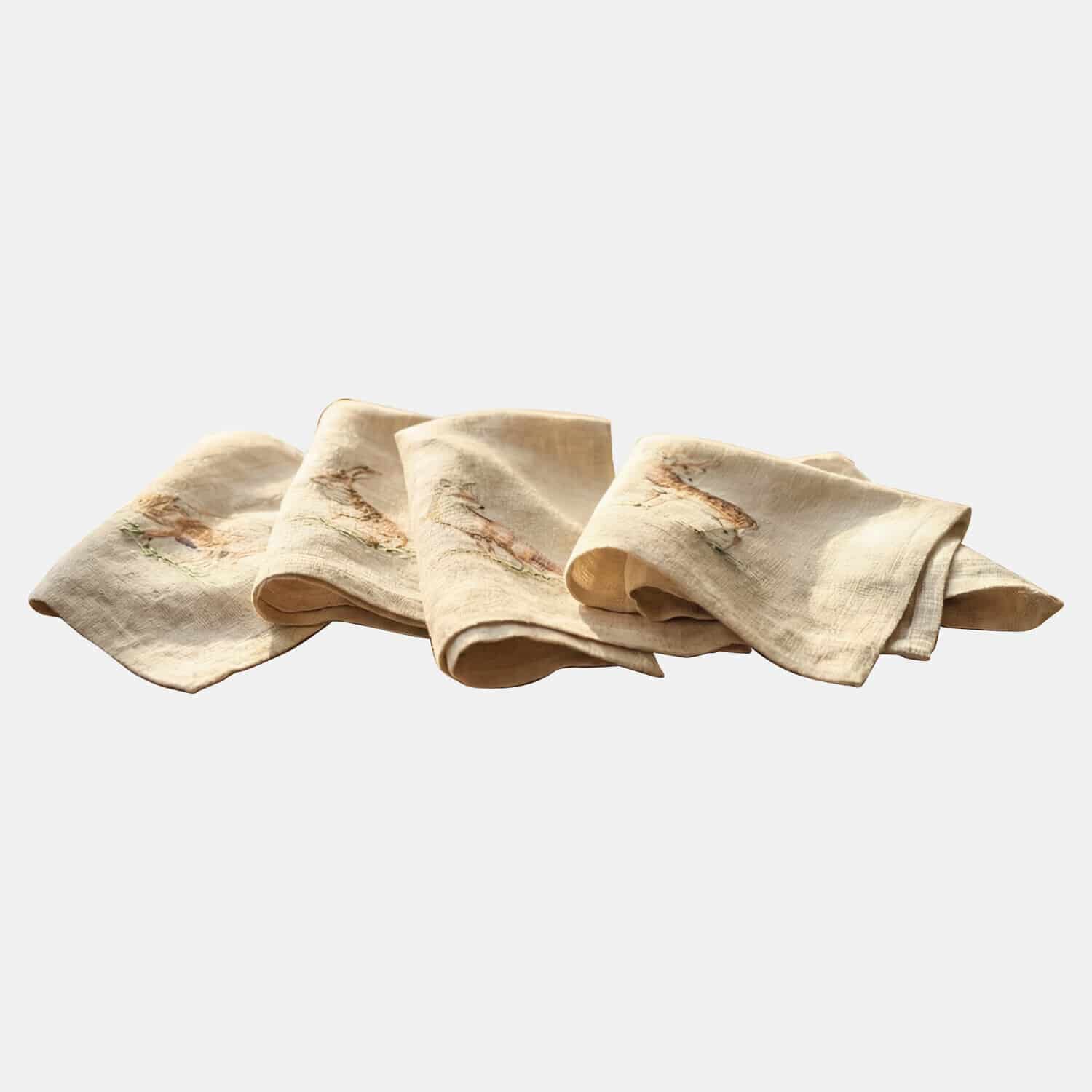 Servet set van 4 Doucier
