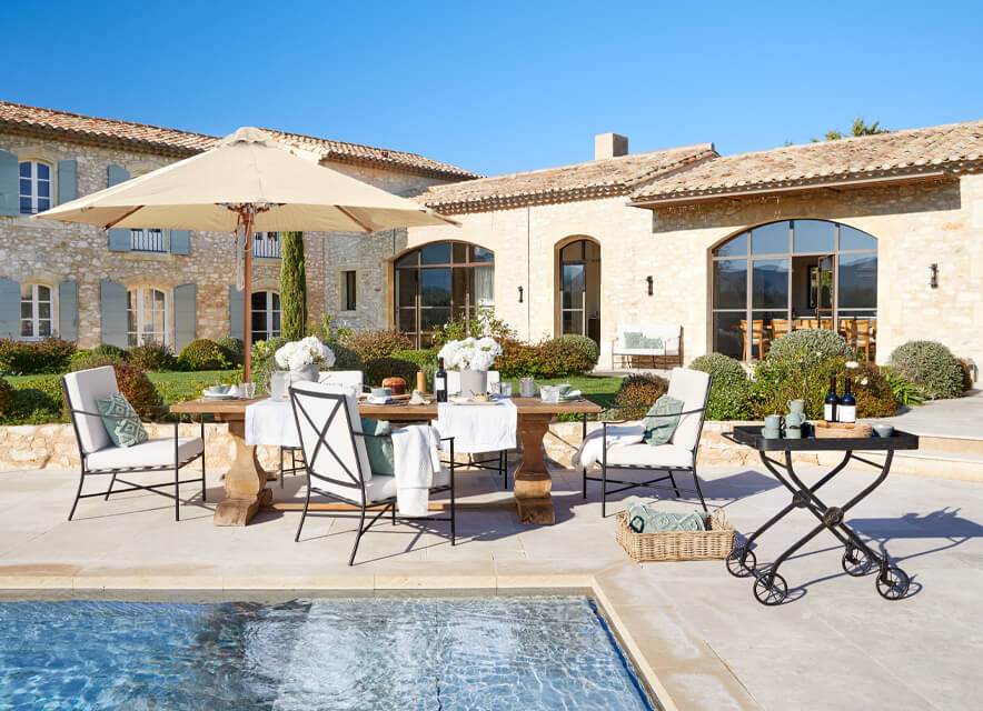 Pierre calcaire et lavande