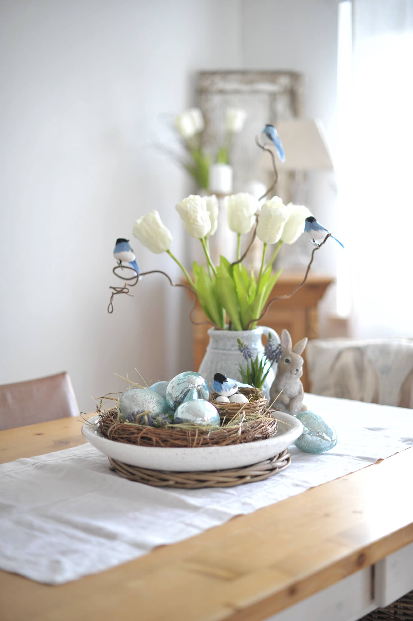 Pâques en bleu ciel