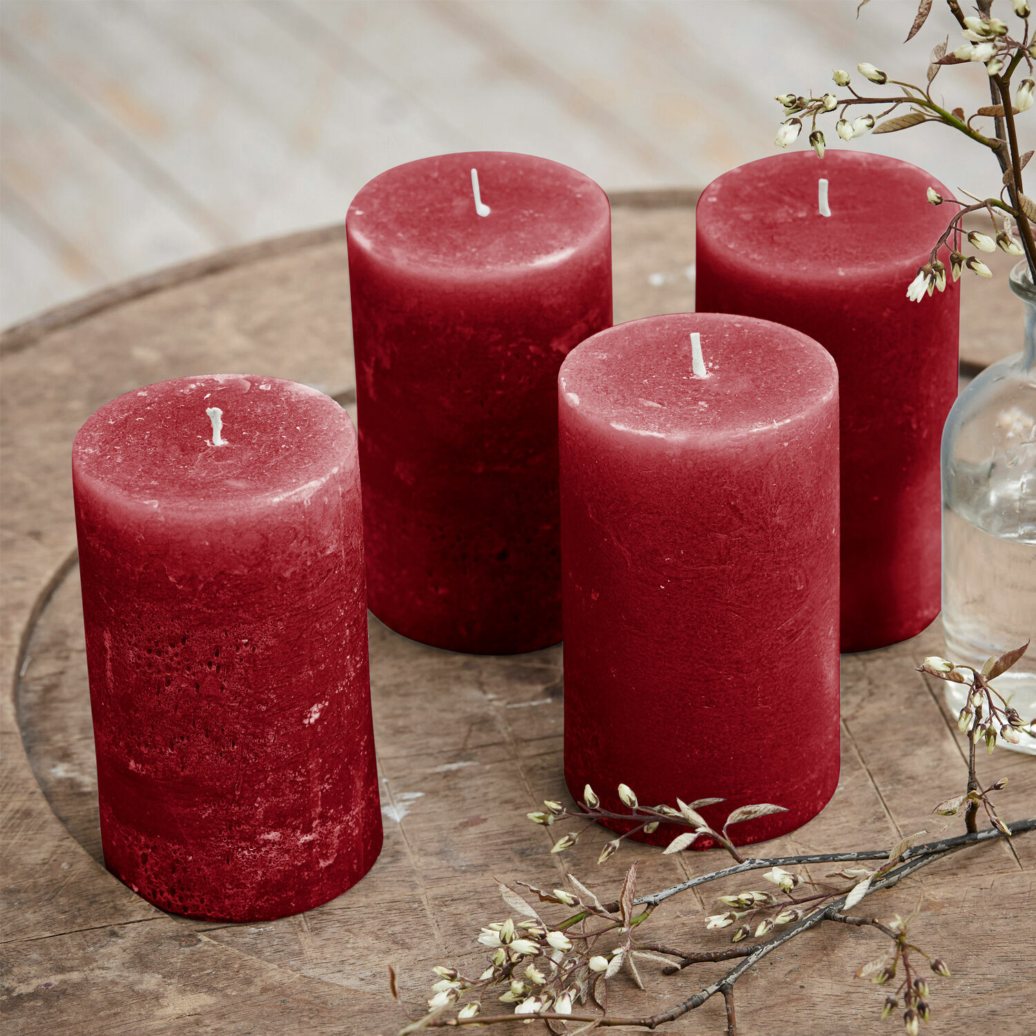Lot de 4 bougies Braga