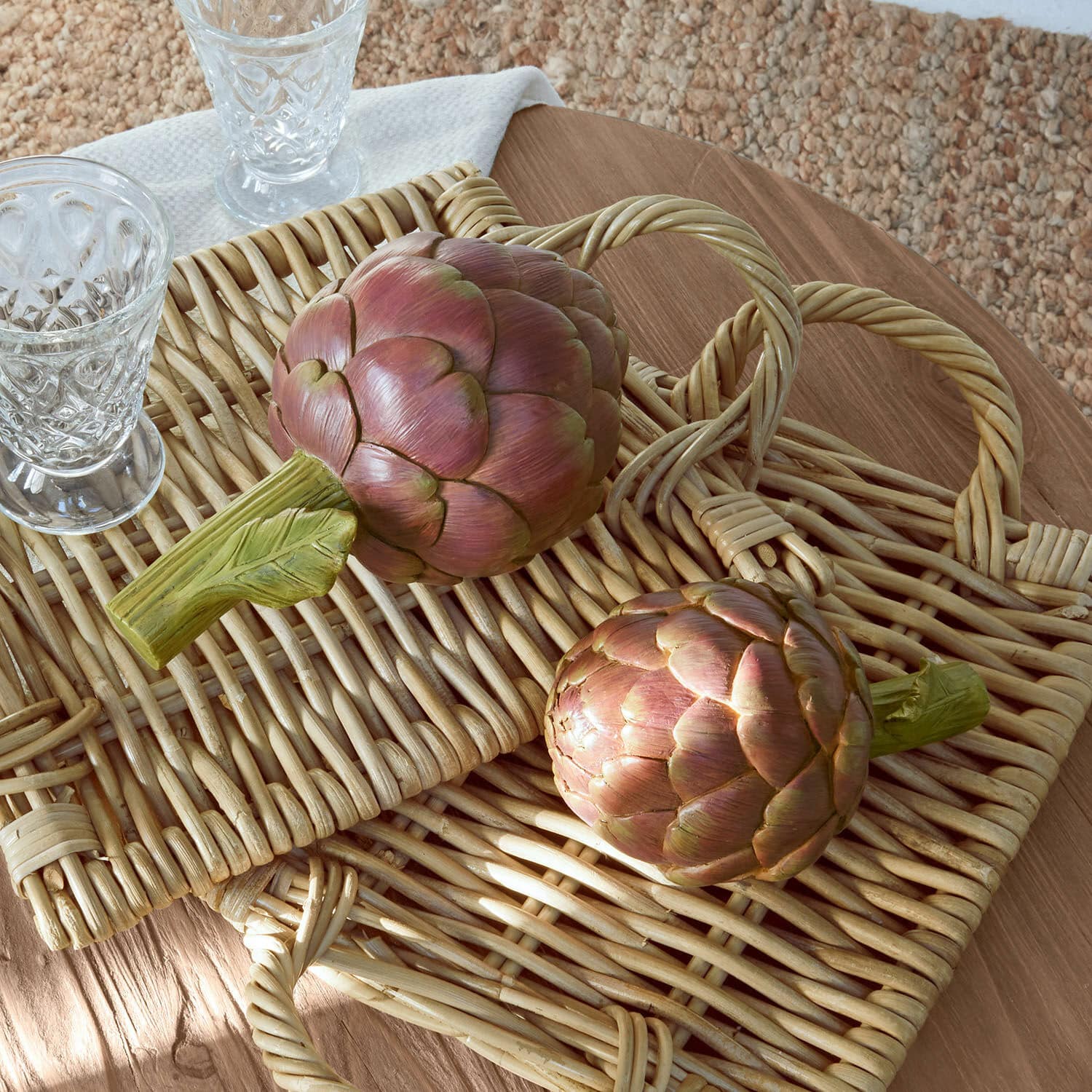 Lot de 2 artichauts décoratifs Wilorin