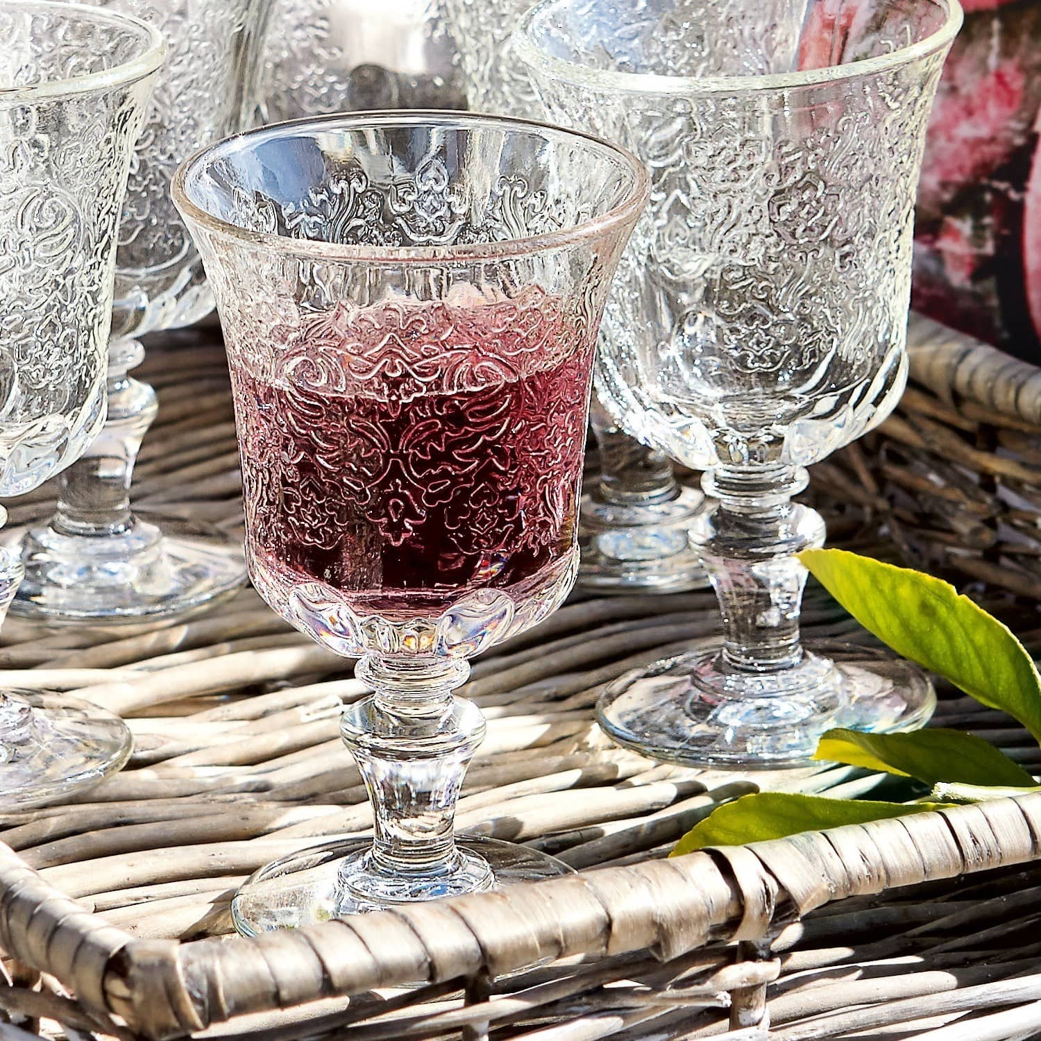 Lot de 6 verres à vin Valère