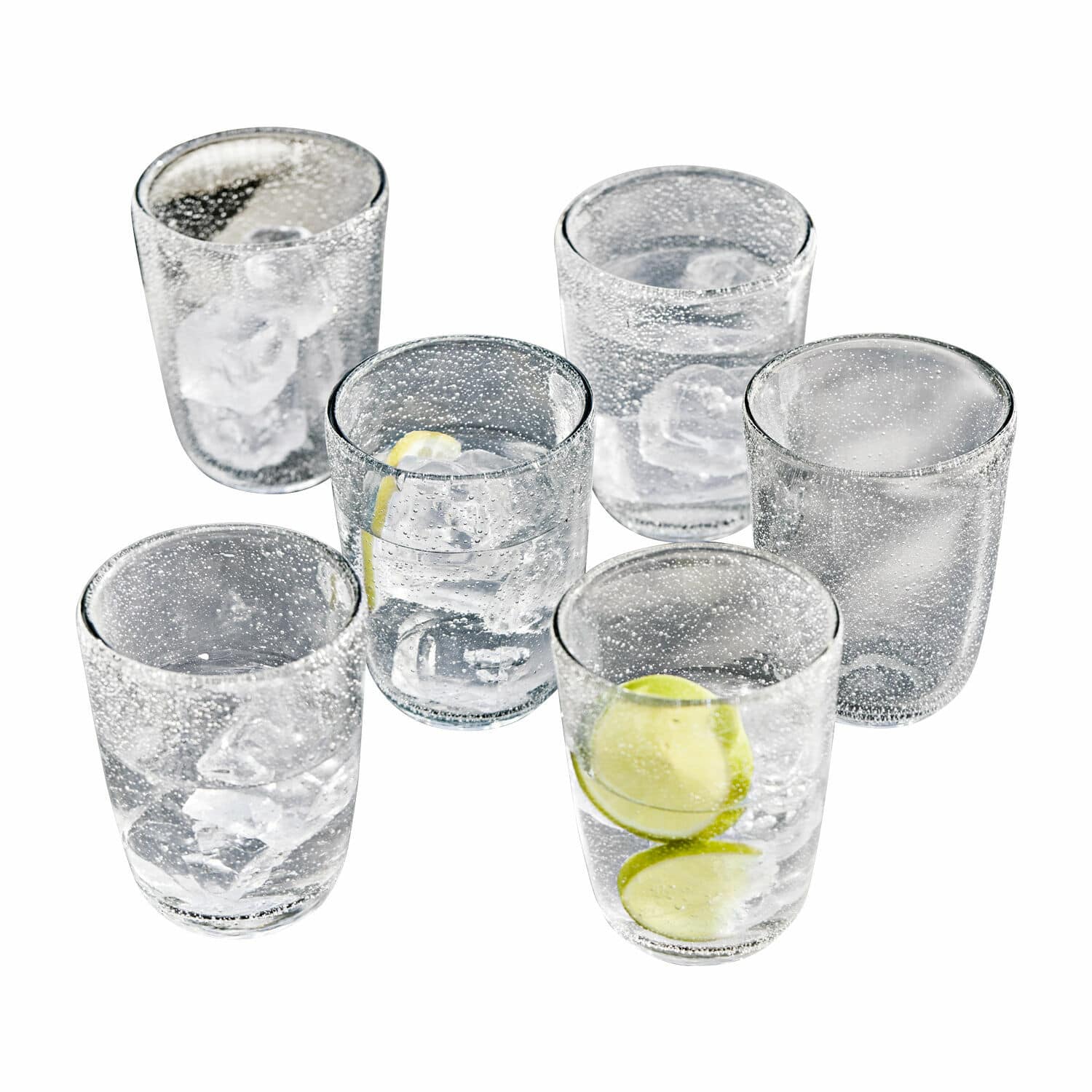 Lot de 6 verres Parilly