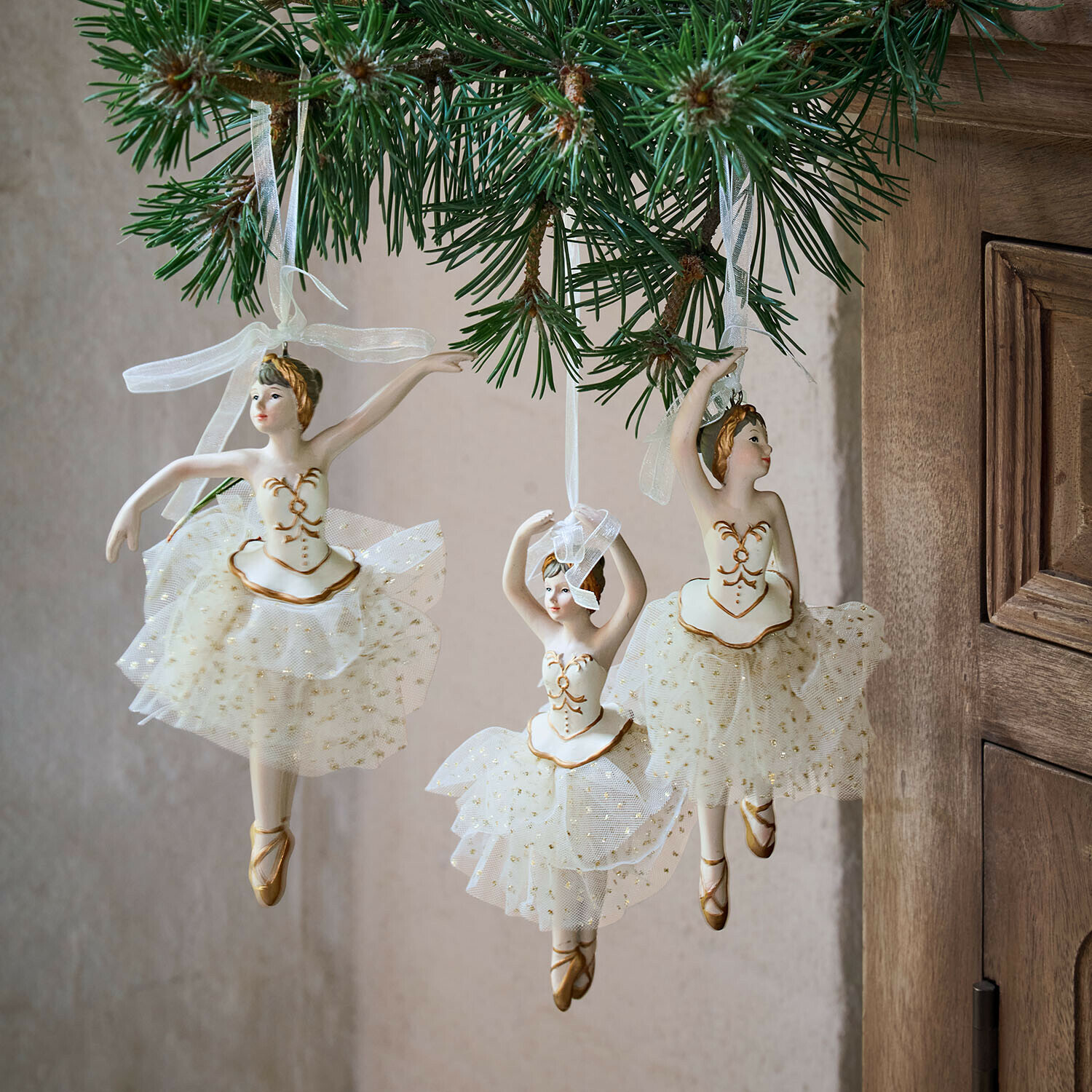 Lot de 3 décorations à suspendre Néravelle