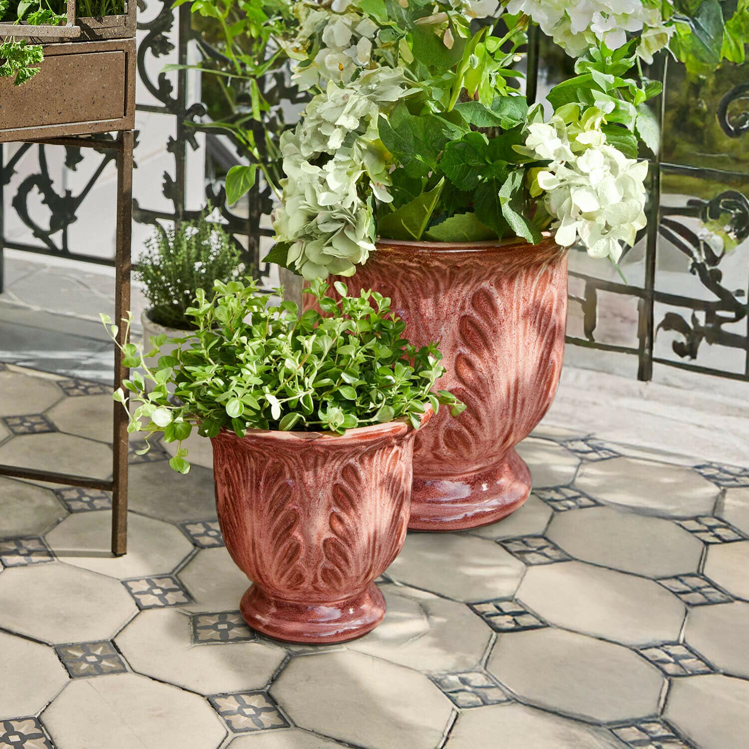 Lot de 2 cache-pots Aurezia