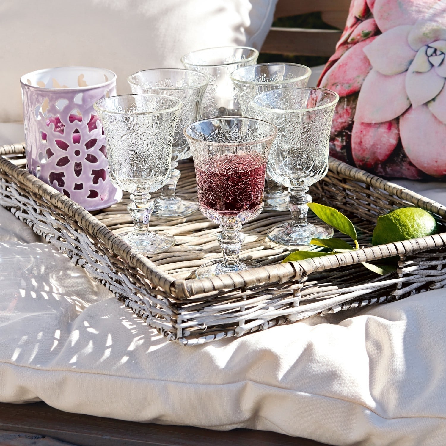 Lot de 6 verres à vin Valère