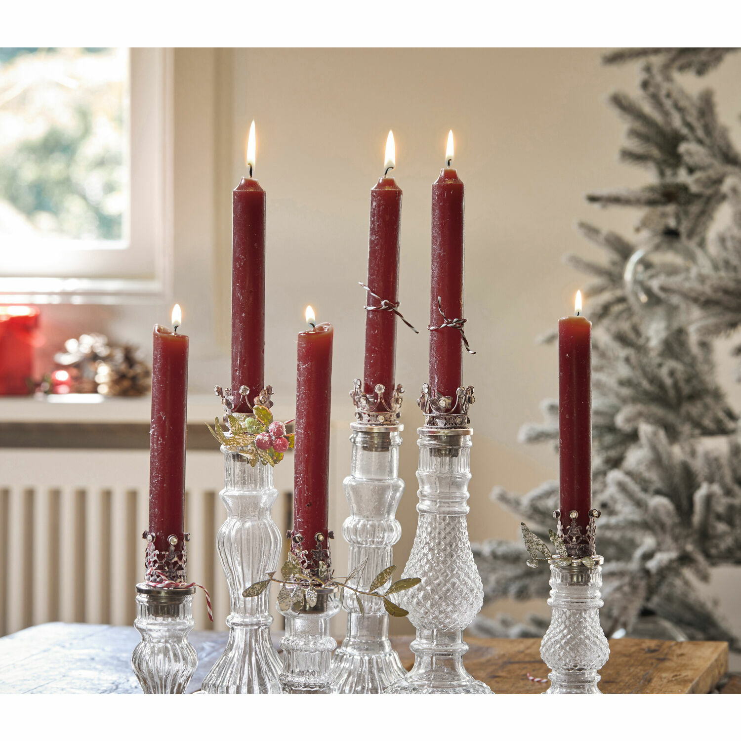 Kaars set van 12 Bauceau
