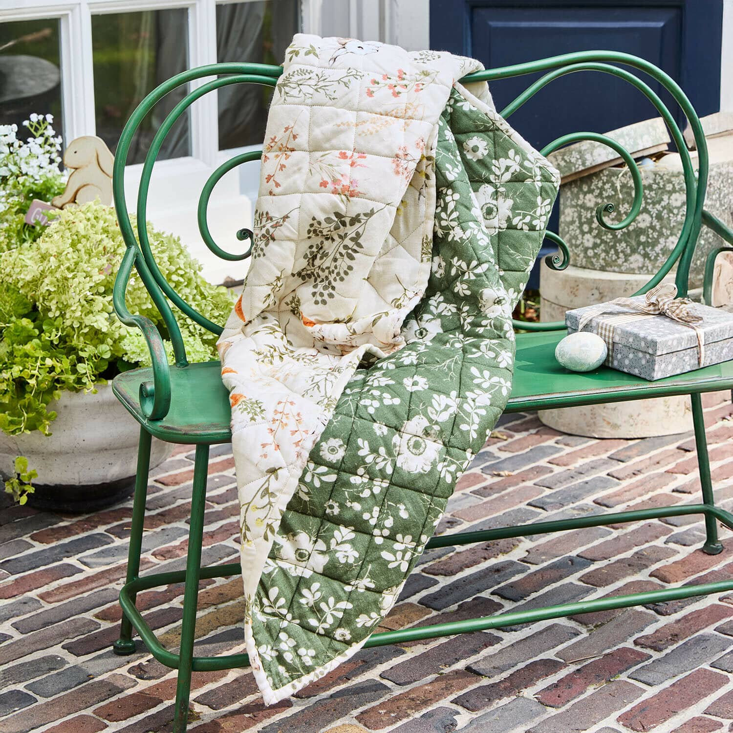 Plaid en kussen Puddlebrook