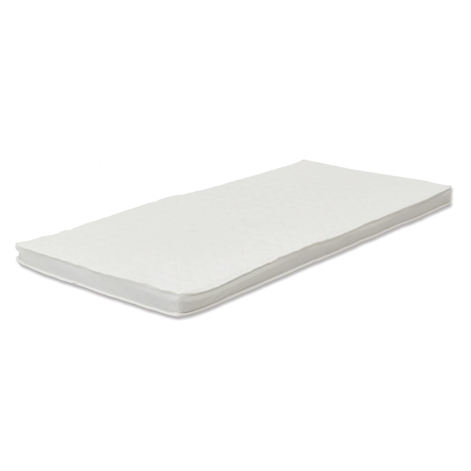 Dekmatras Danisar Witte matras topper met zachte bekleding, comfortabele toevoeging aan bed