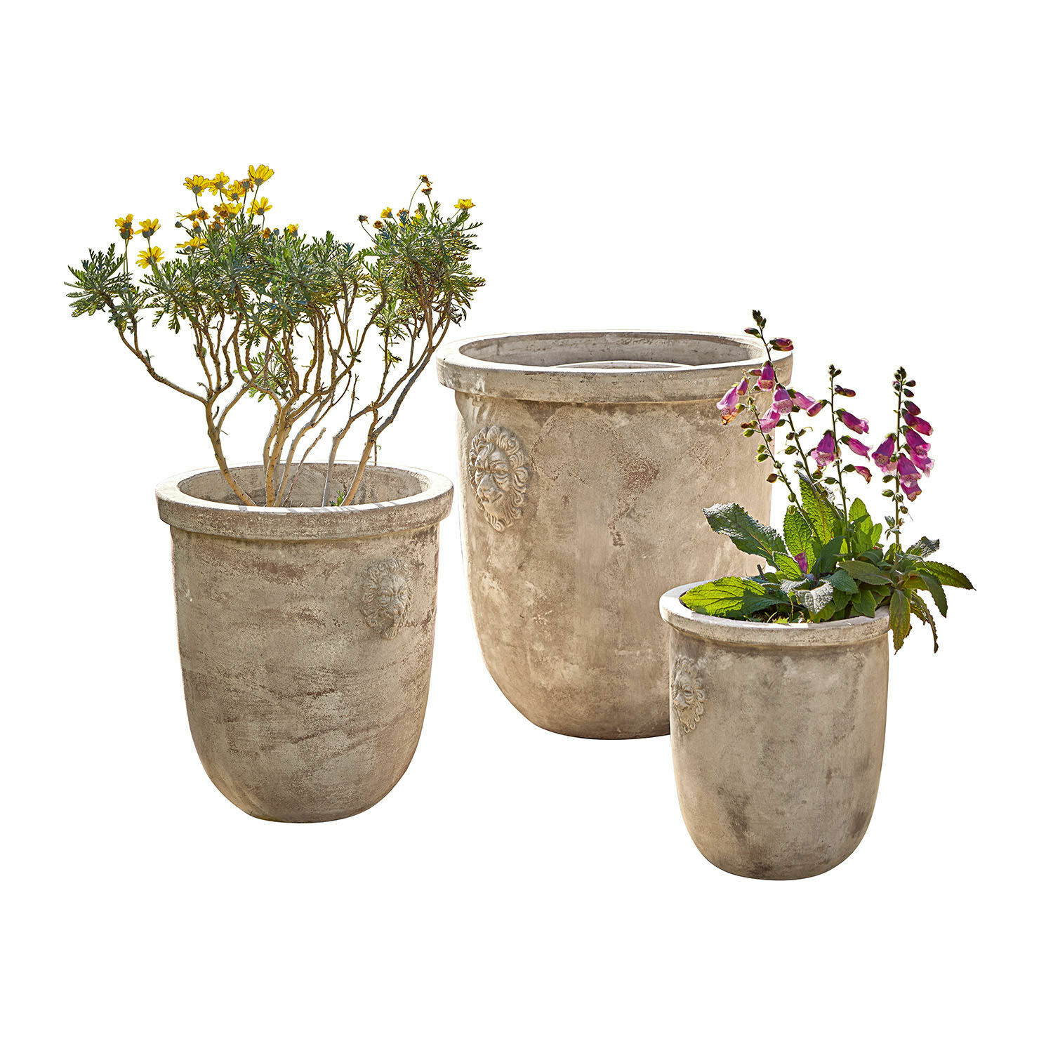 Lot de 3 cache-pots Autigny