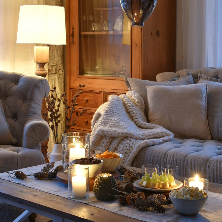 Soirée cinéma bien au chaud