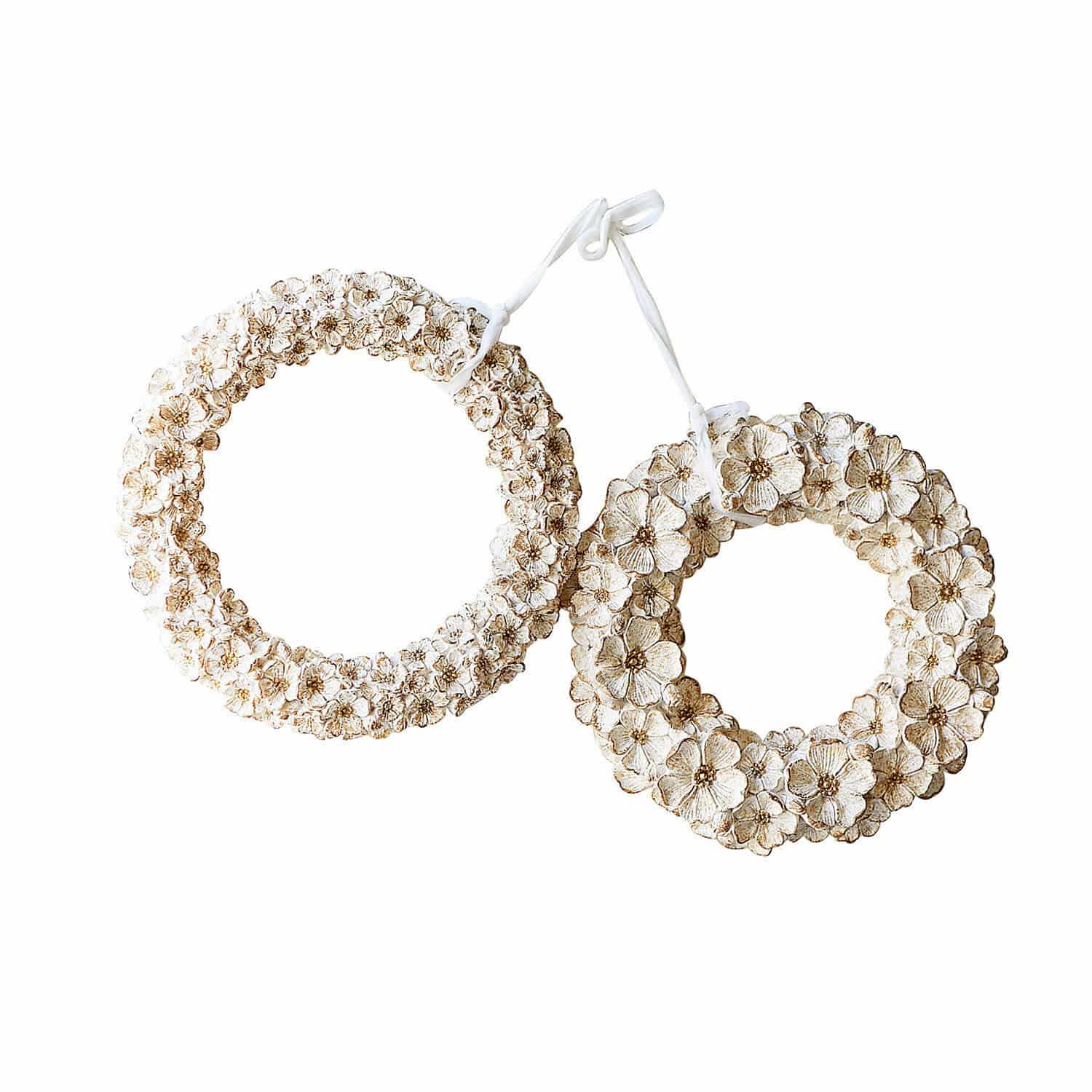 Lot de 2 couronnes Marie