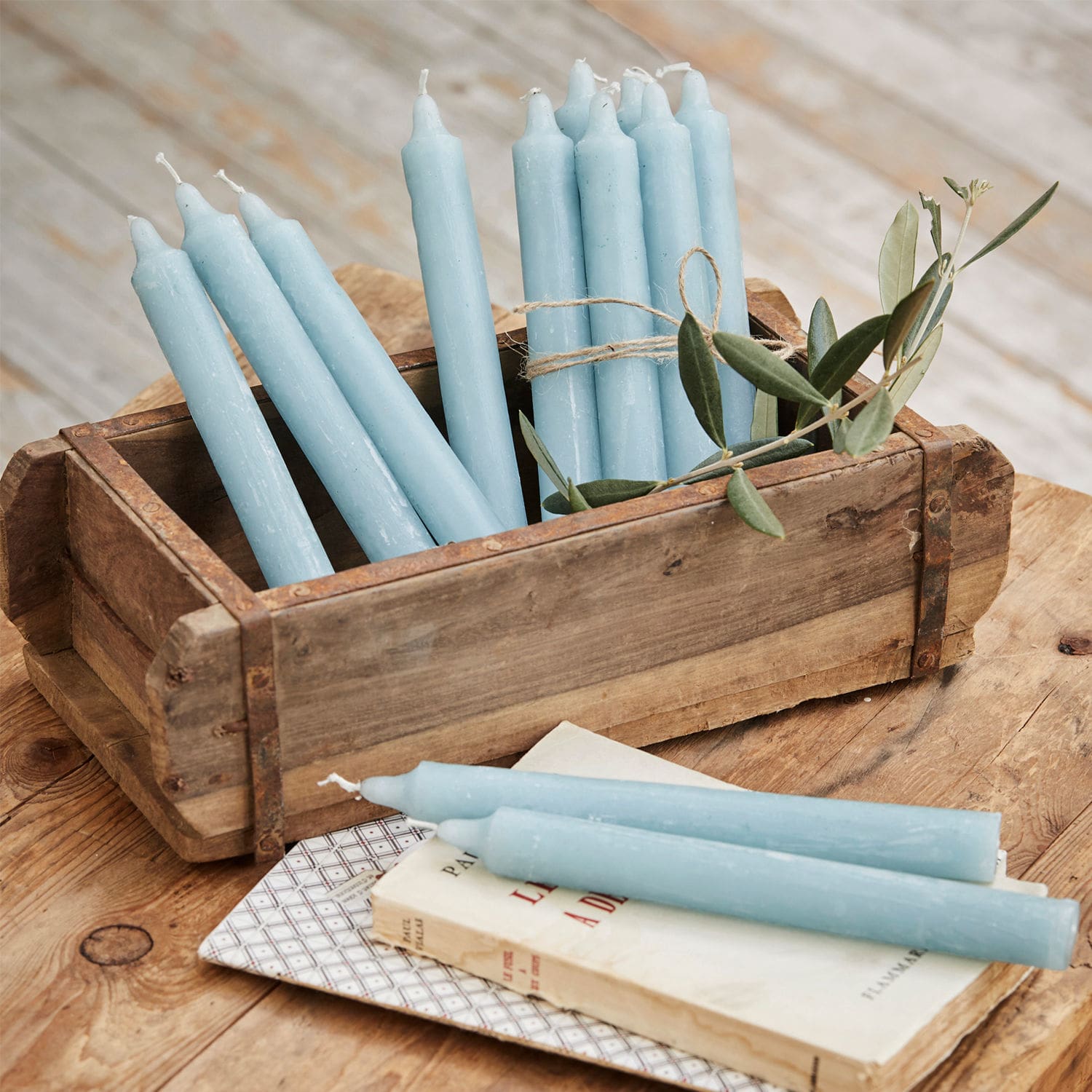Kaars set van 12 Bauceau