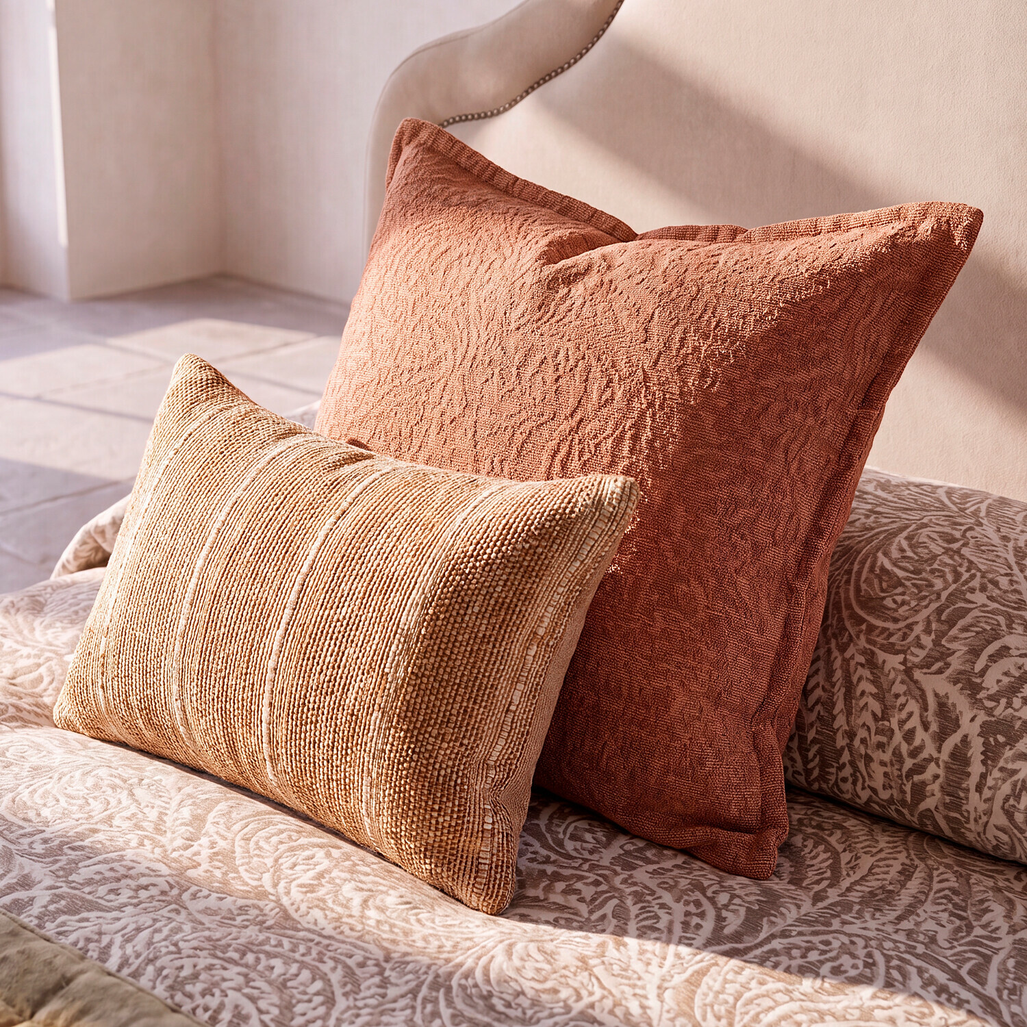 Lot de 2 housses de coussins Almivera