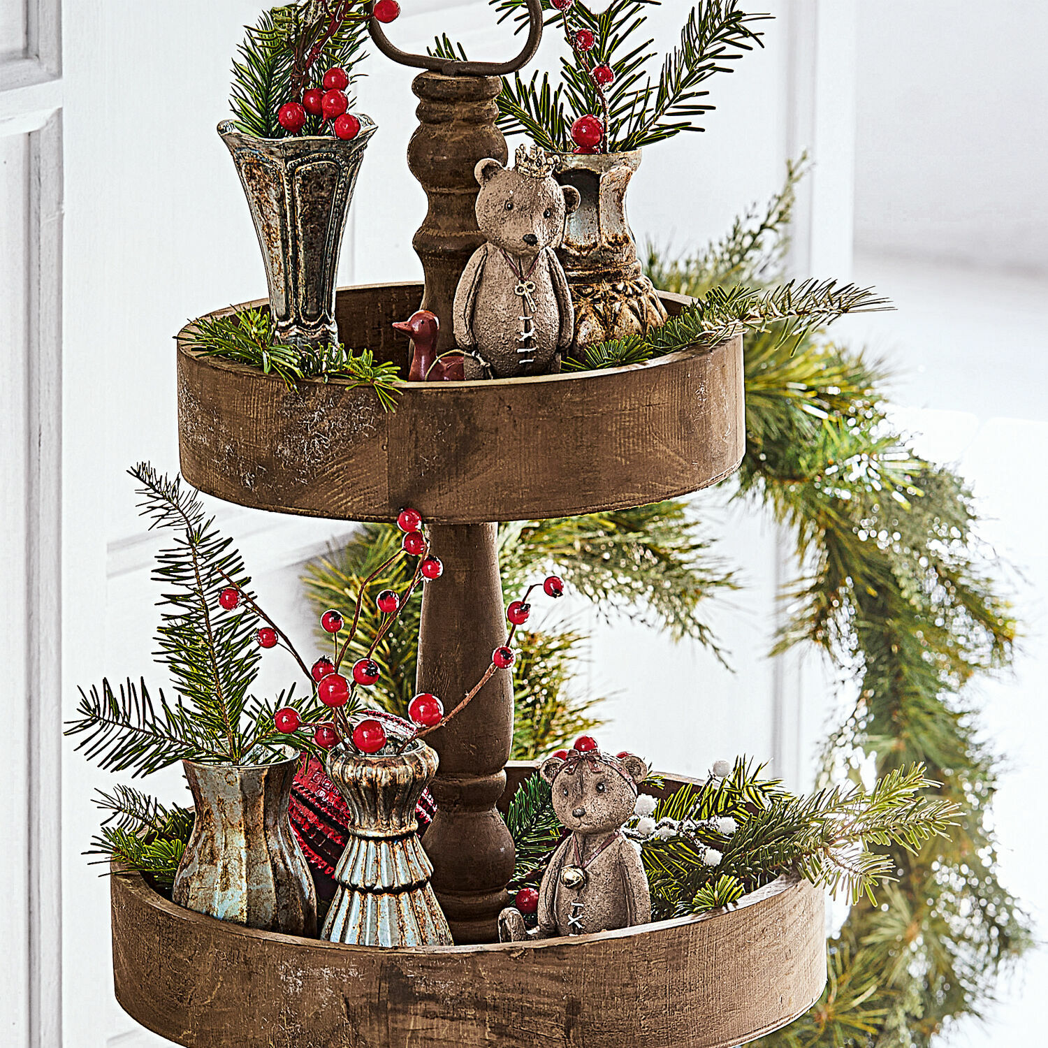 Lot de 2 oursons décoratifs Bonnal