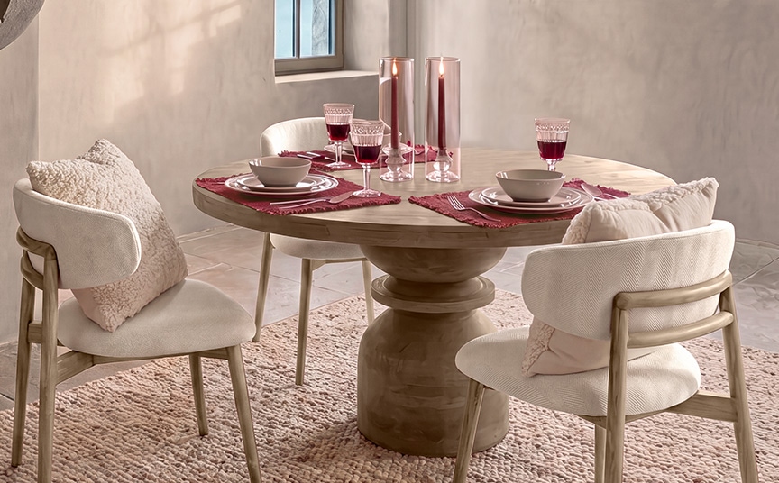 Winterse diners met bordeauxtinten