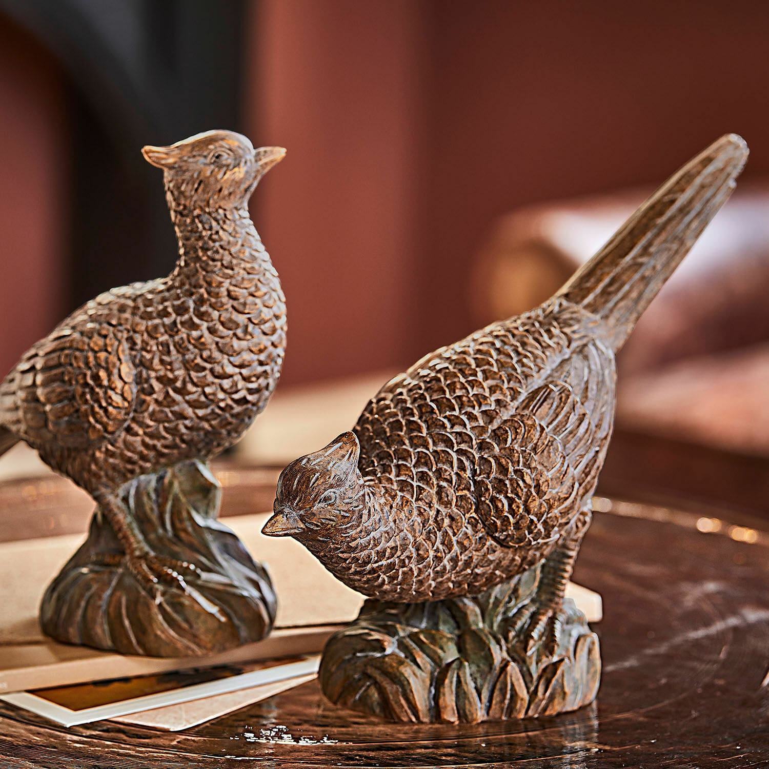 Decoratief vogeltje set van 2 Vivoso