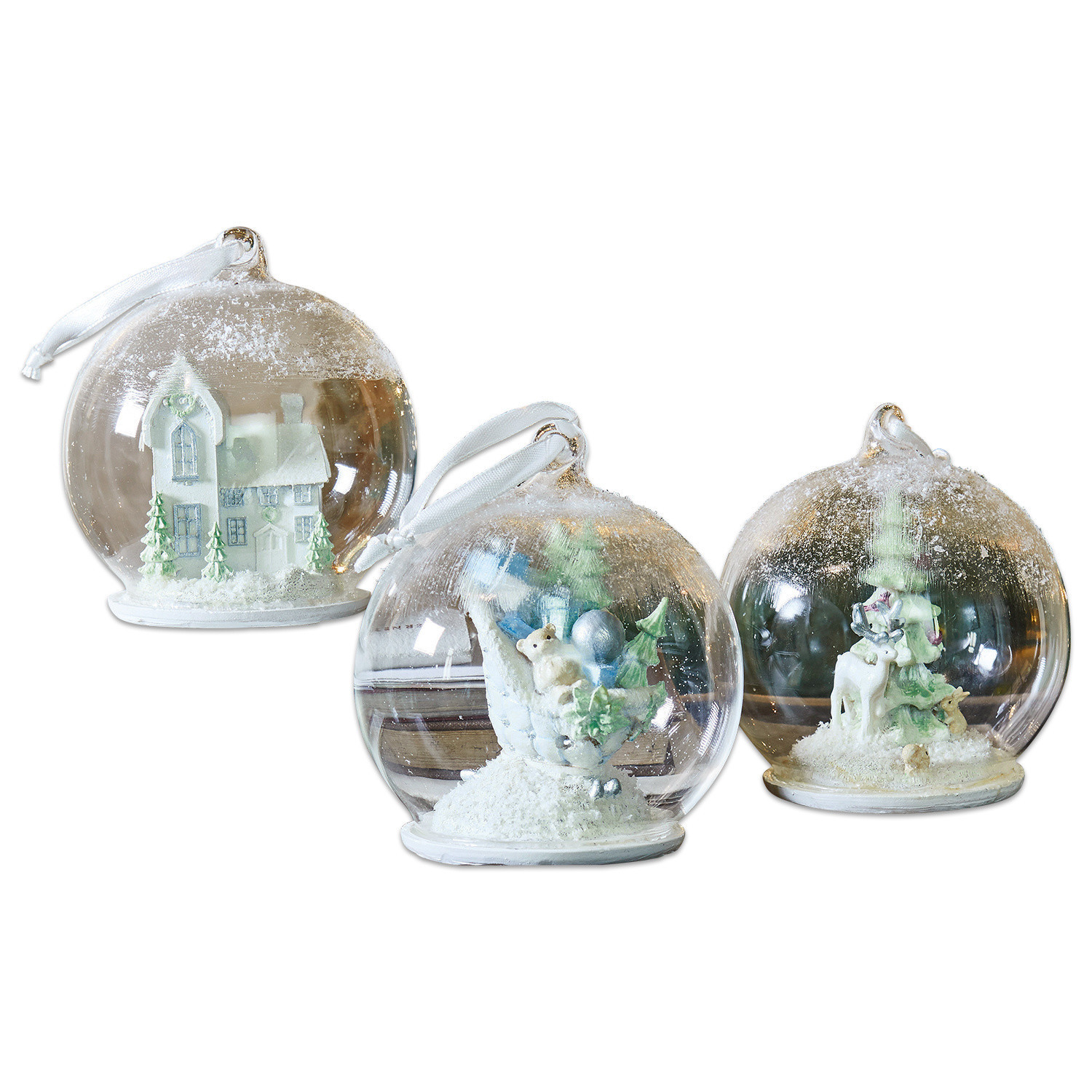 Kerstversiering set van 3 Winterland