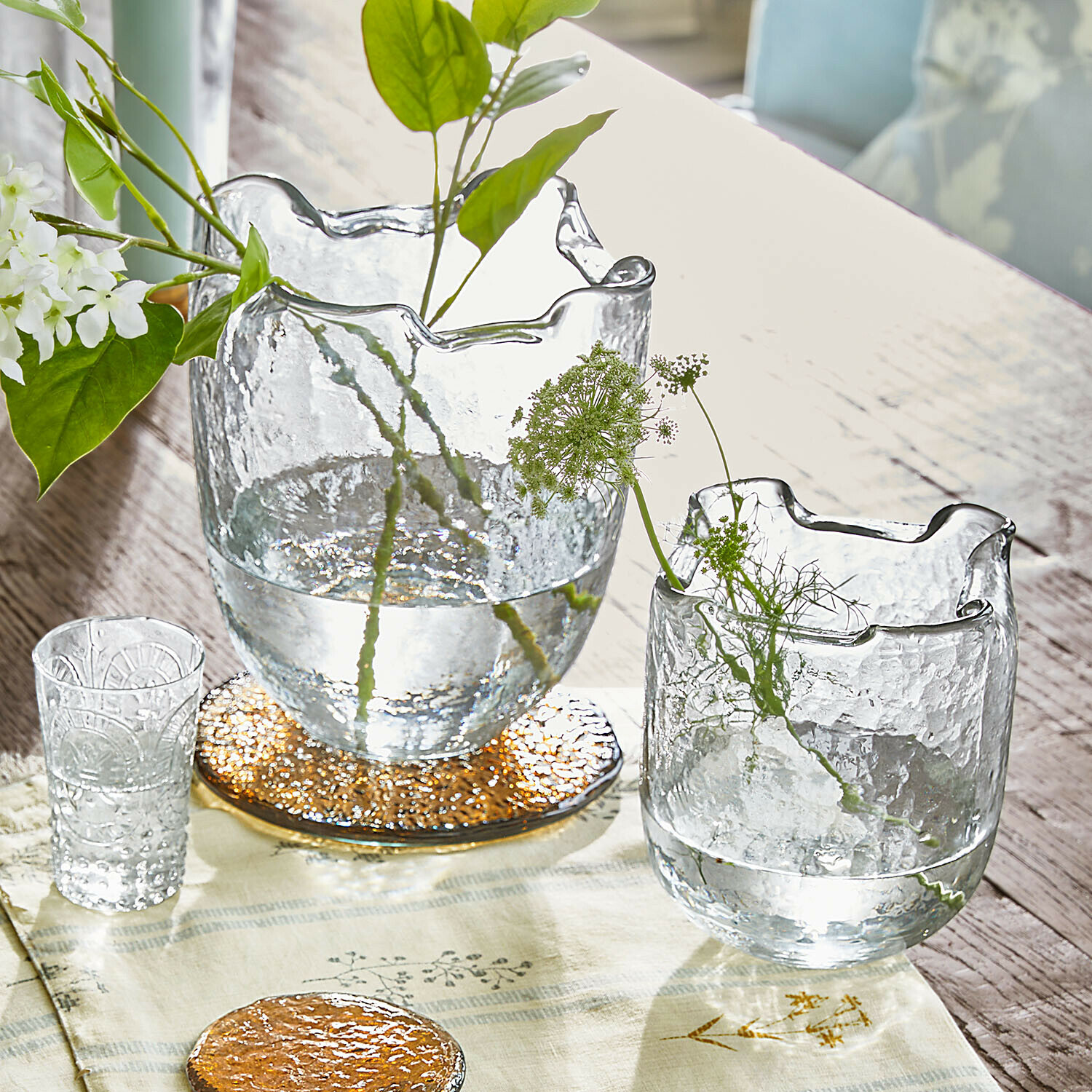 Lots de 2 vases Felucia