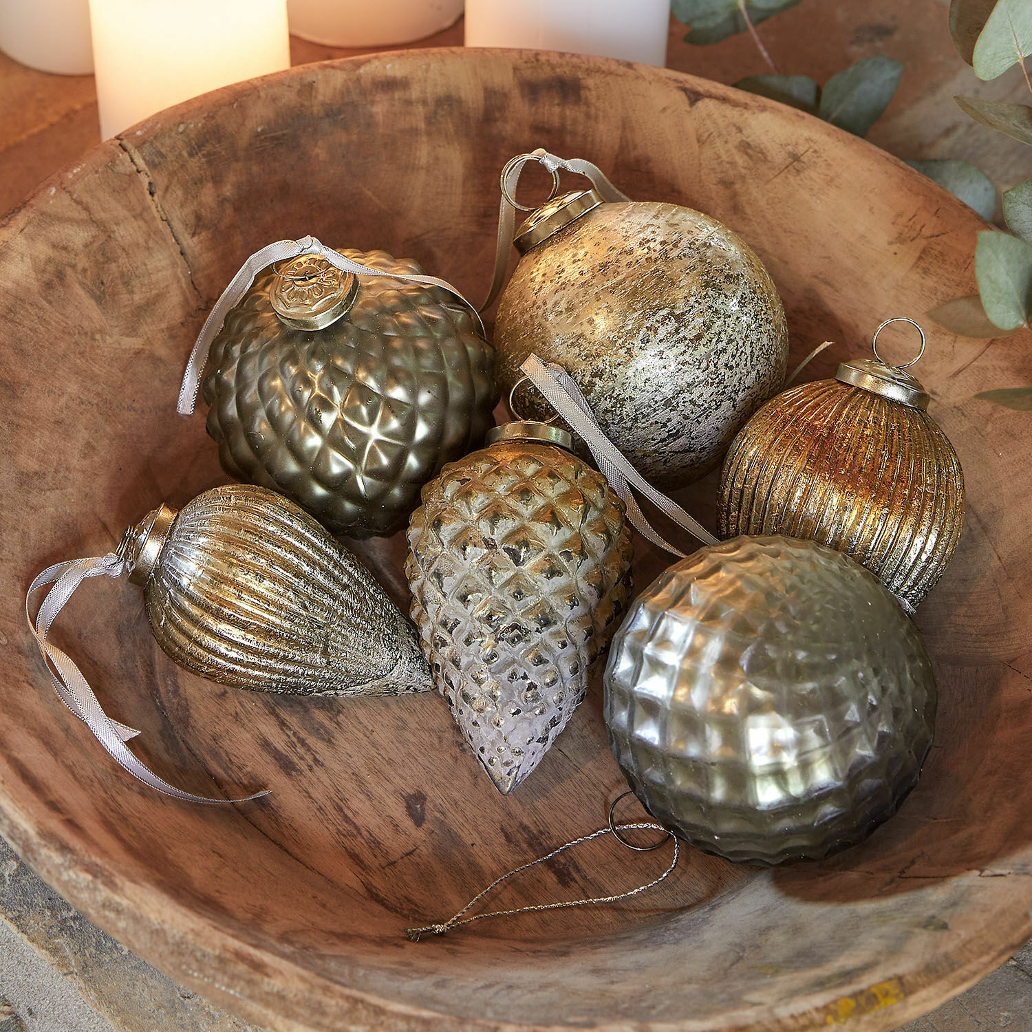 Kerstversiering set van 6 Layounne