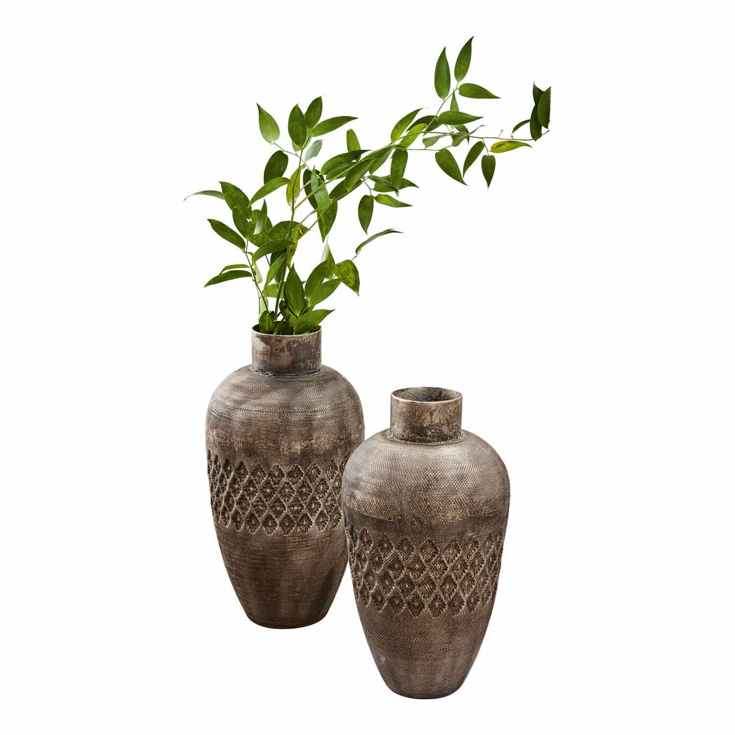 Lot de 2 vases Mattis