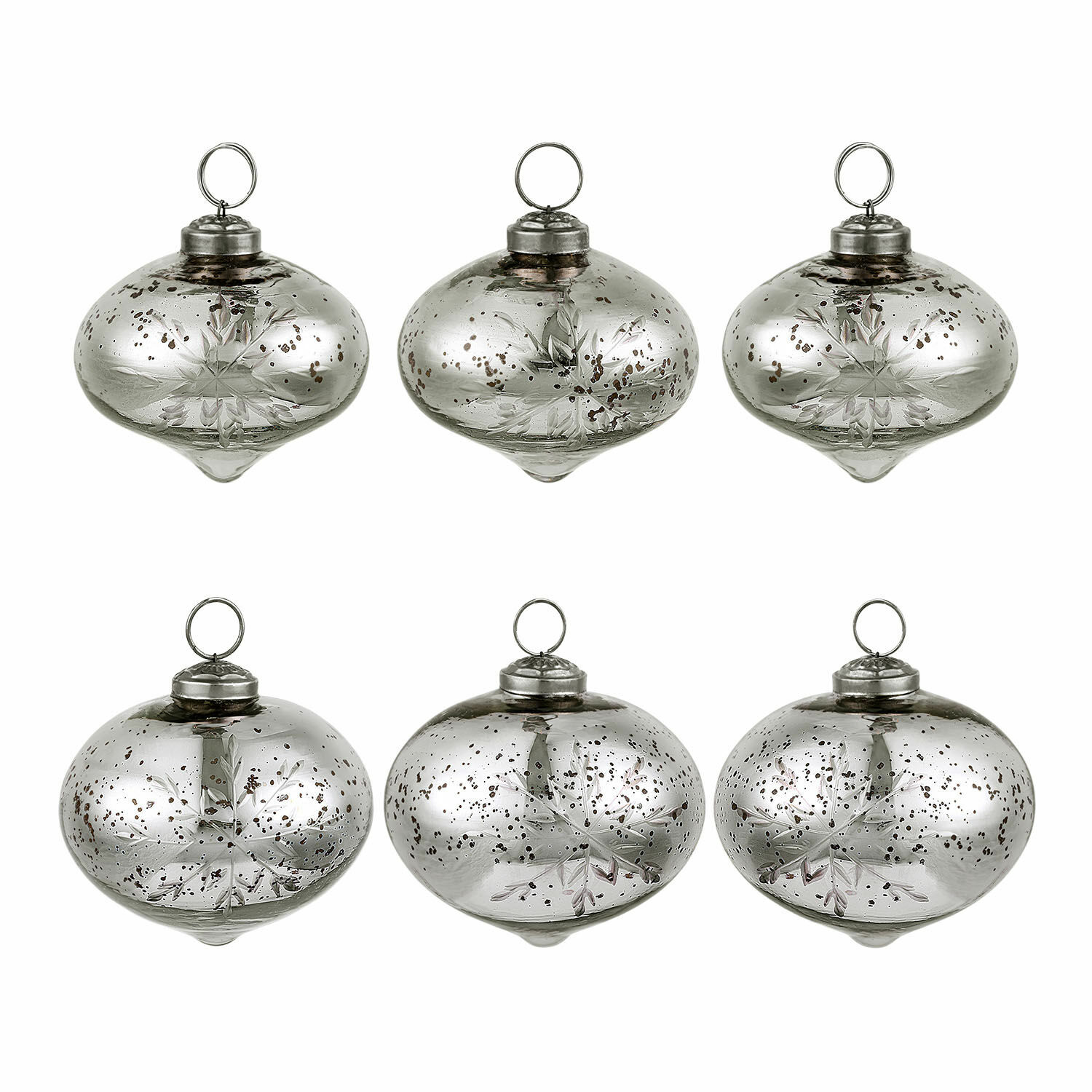 Kerstbal set van 6 Isaulie