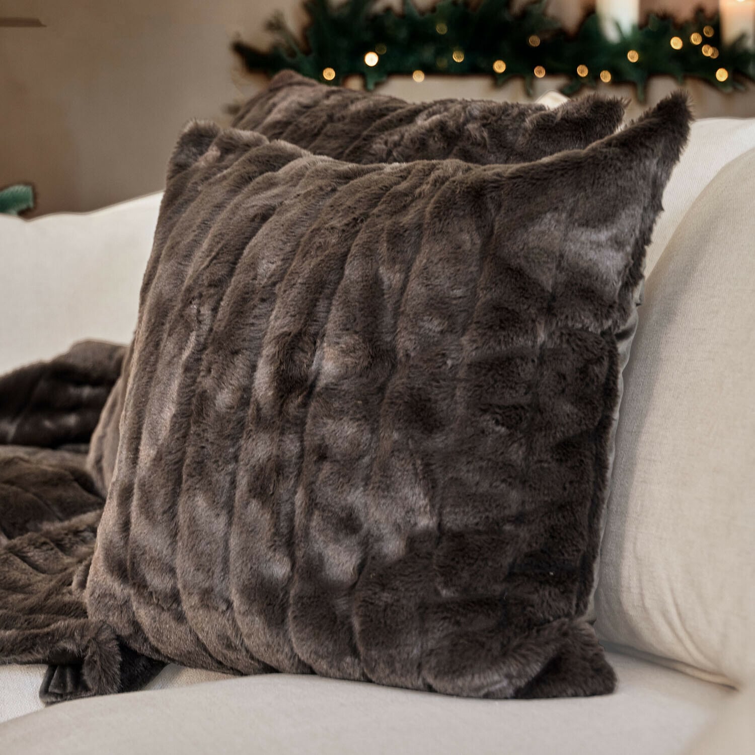 Lot de 2 housses de coussins Caelira