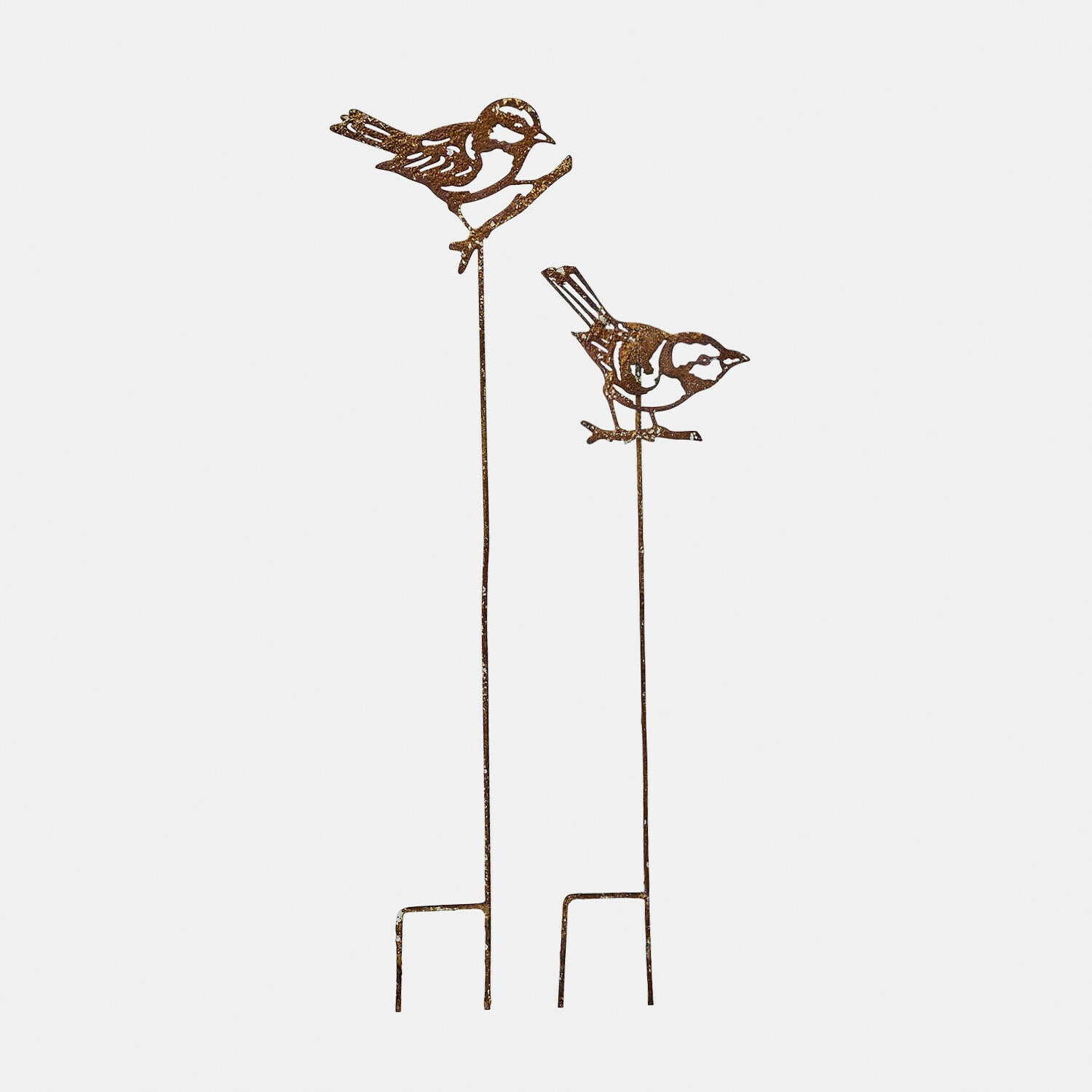 Lot de deux piques de jardin Pelvaron