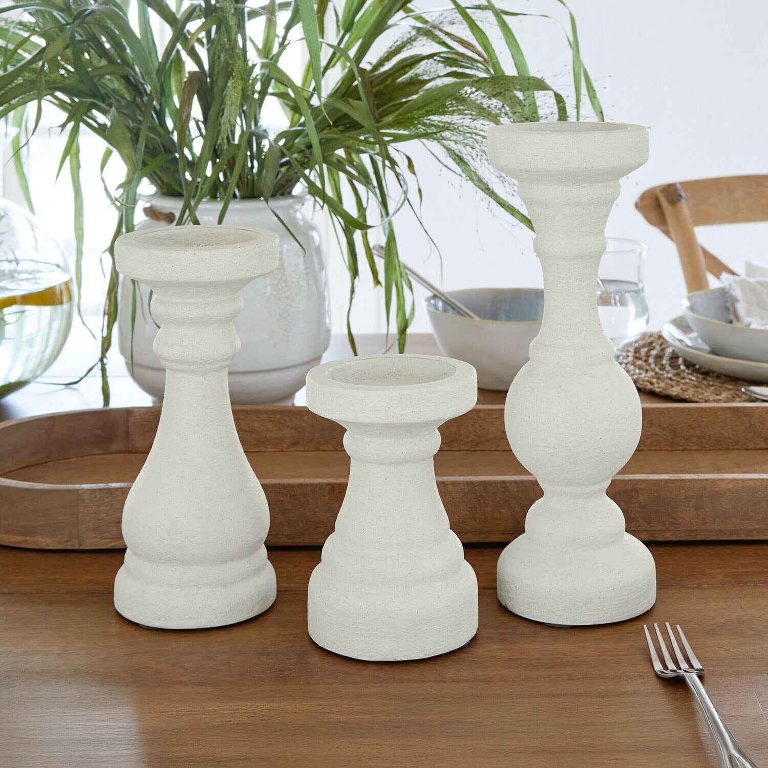 Kandelaar set van 3 Quenlivre