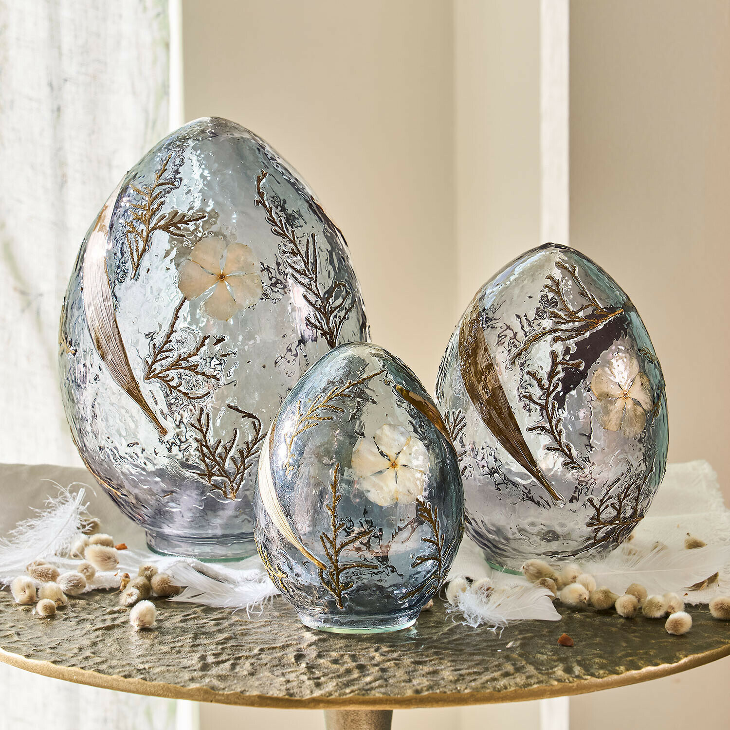 Decoratief ei set van 3 Lunavelle