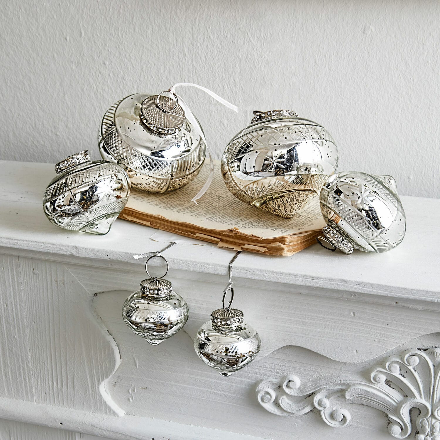 Lot de 6 décorations de Noël Sully