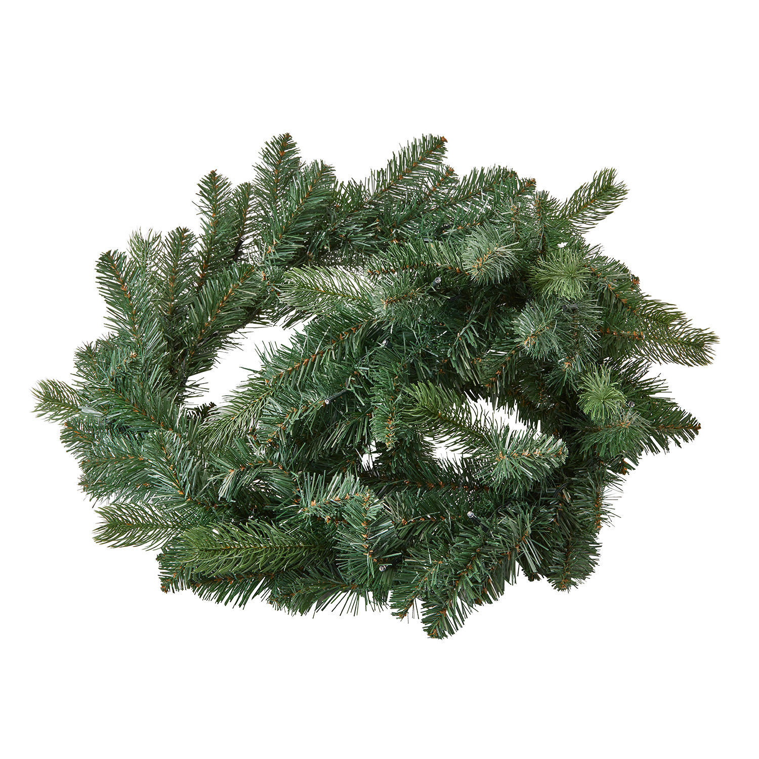 Groene LED-guirlande van dennentakken voor kerst- en interieurdecoratie