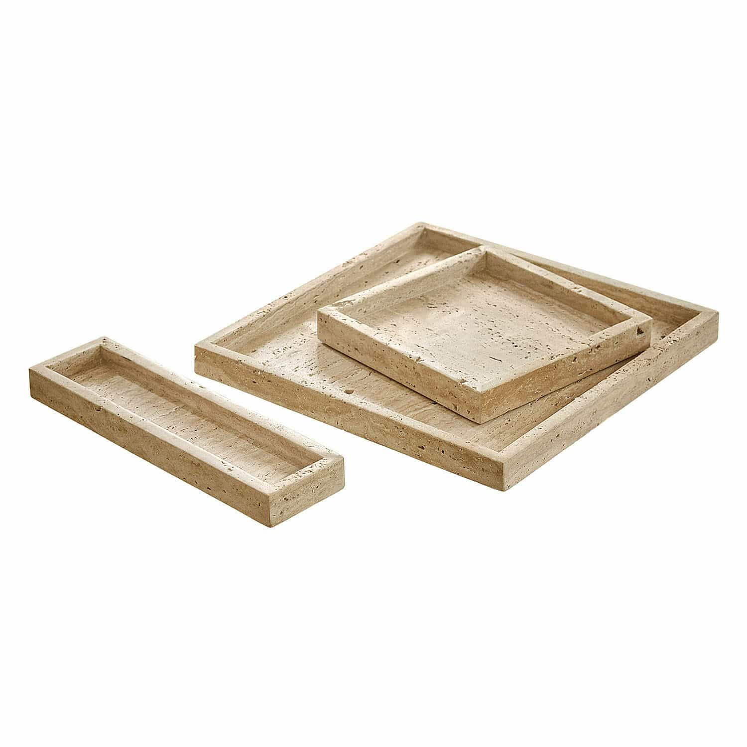 Lot de 3 plateaux Tavone