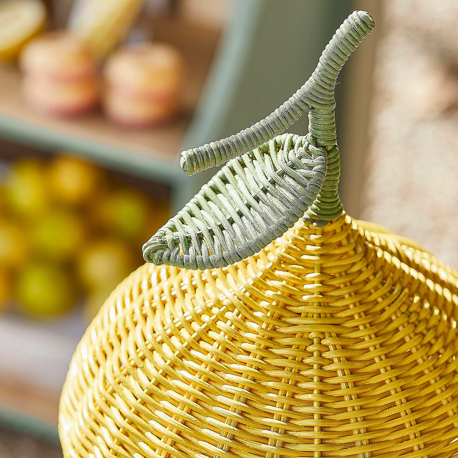 Lot de 2 corbeilles citrons Aelindria