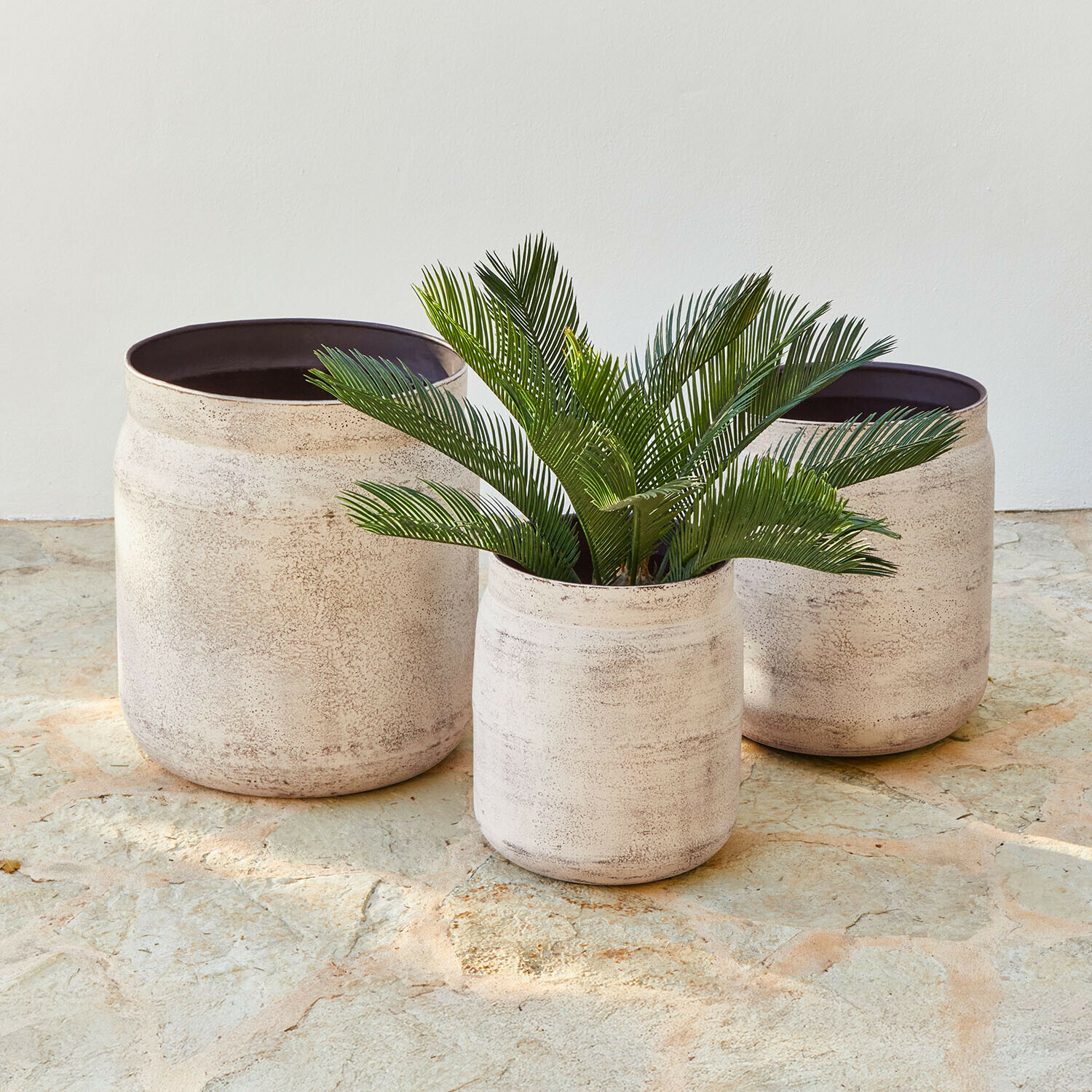 Lot de 3 cache-pots Palivonde