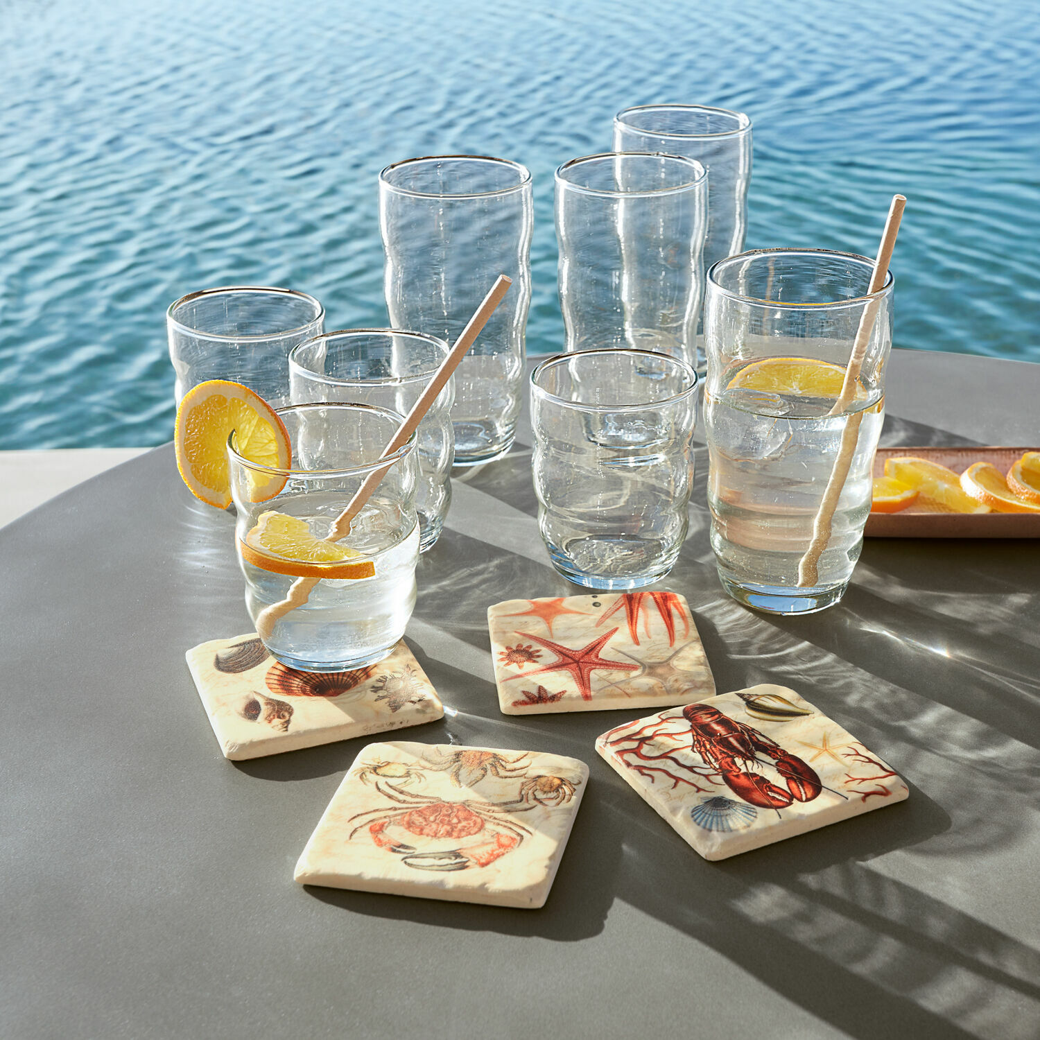 Lot de 4 dessous de verres Celorin