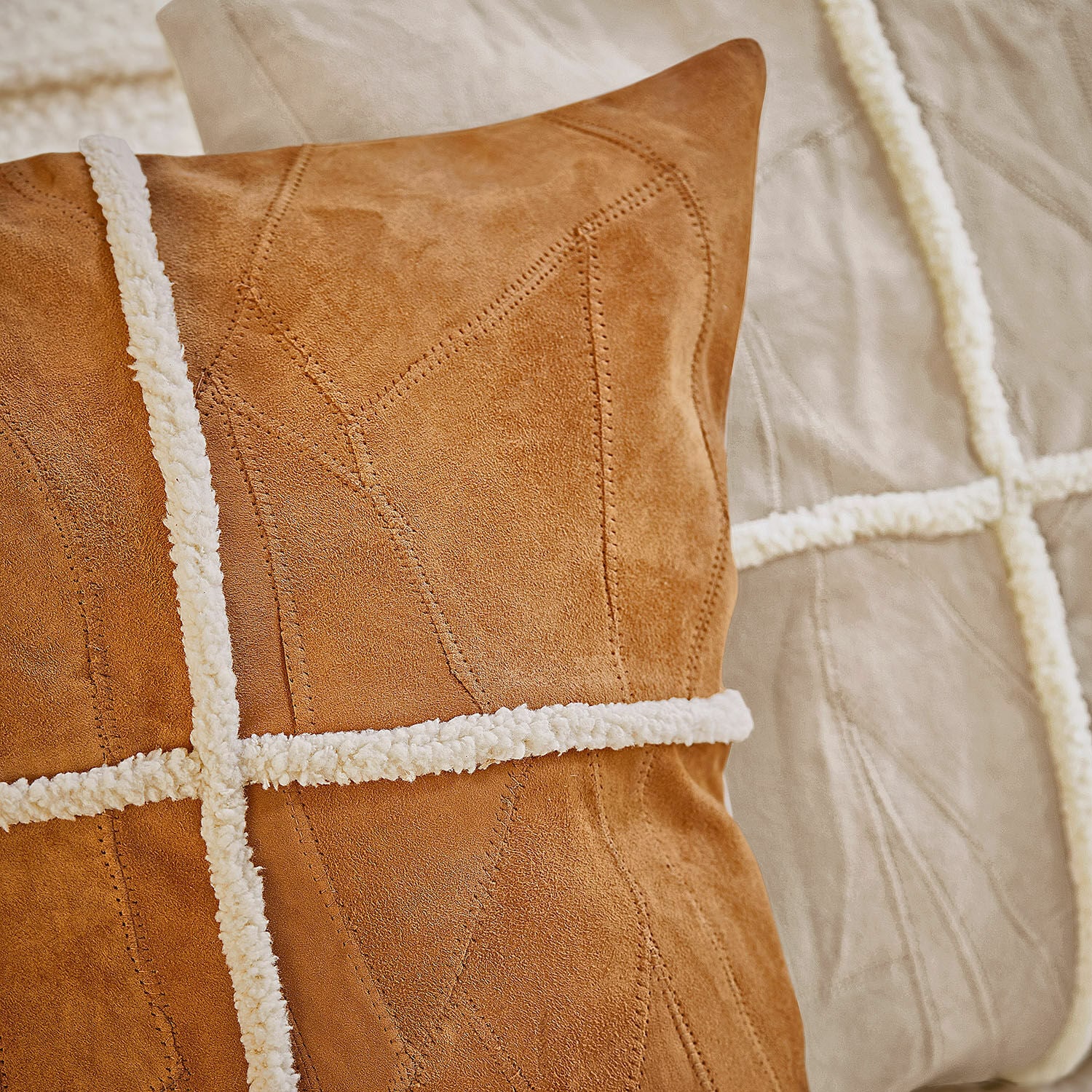 Lot de 2 housses de coussins Raminya