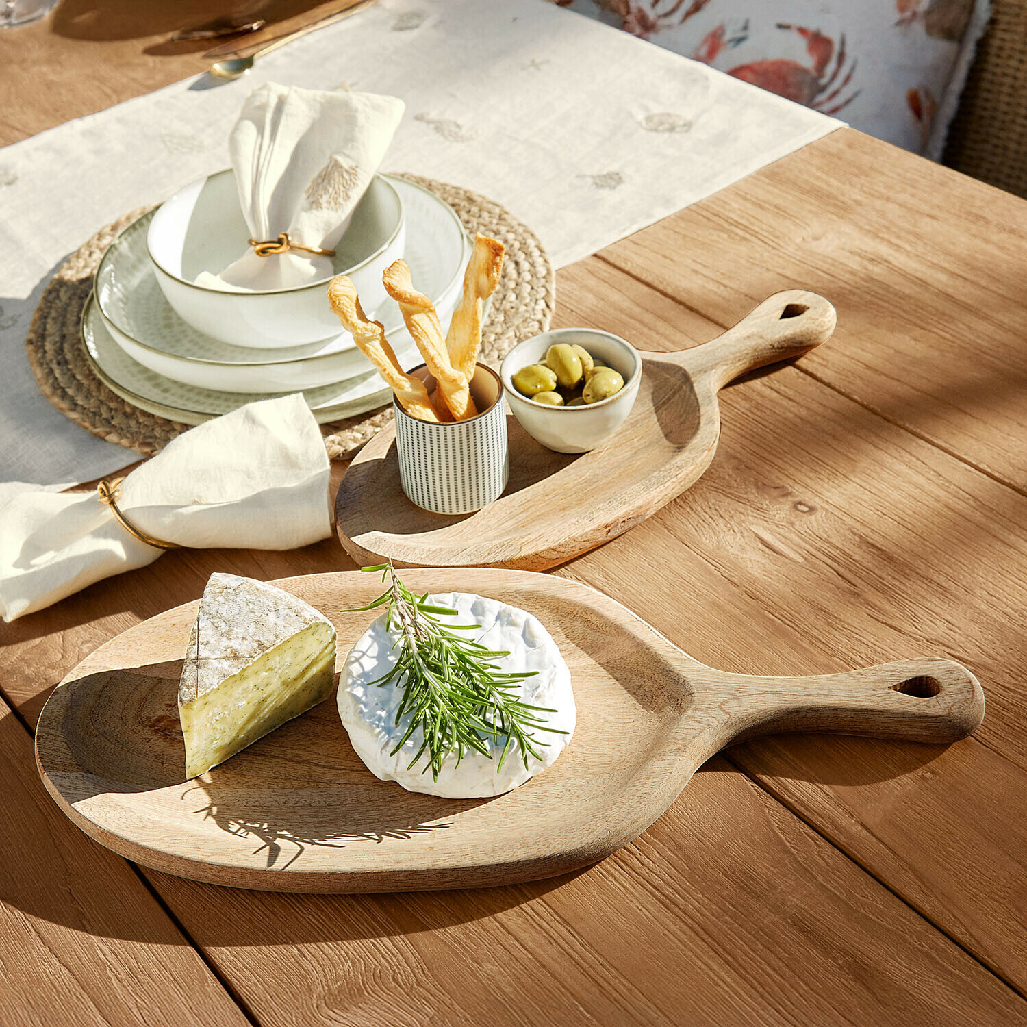 Lot de 2 plateaux Nolaria