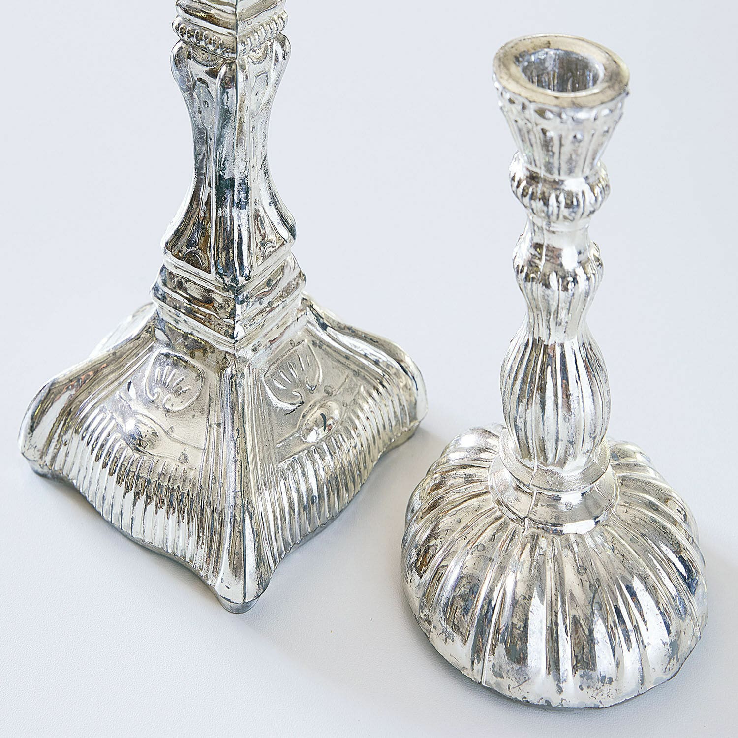 Lot de 2 bougeoirs Shauna