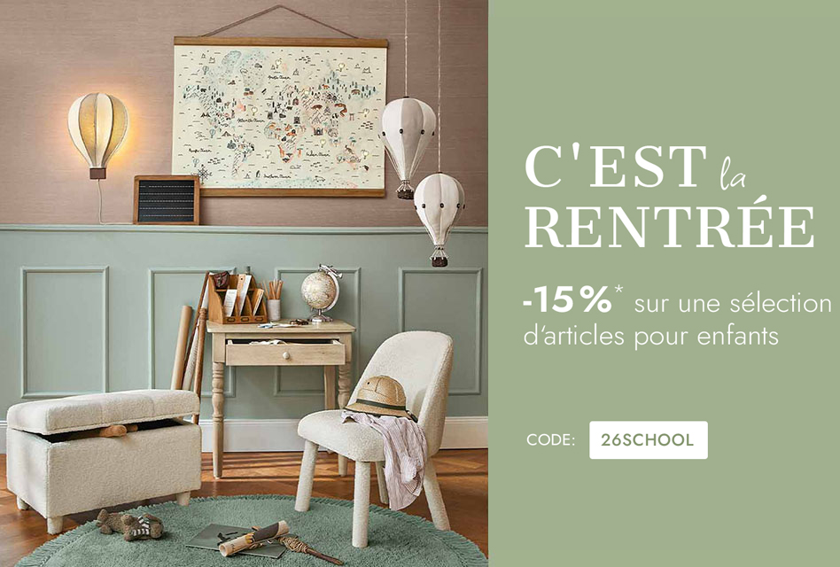 -15 % sur une sélection d'articles pour enfants