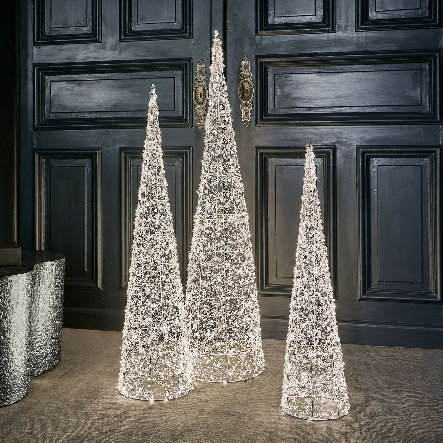 Ledkerstboom set van 3 Clairune