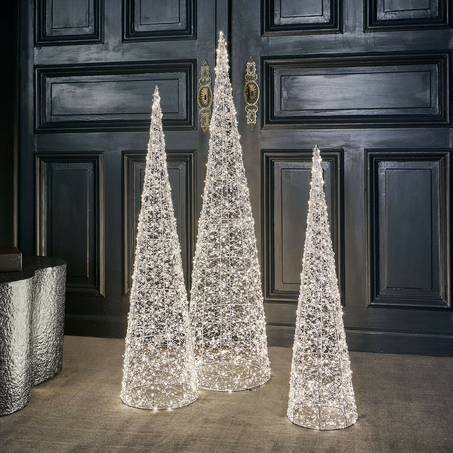 Ledkerstboom set van 3 Clairune Ledkerstboom set van 3 Clairune